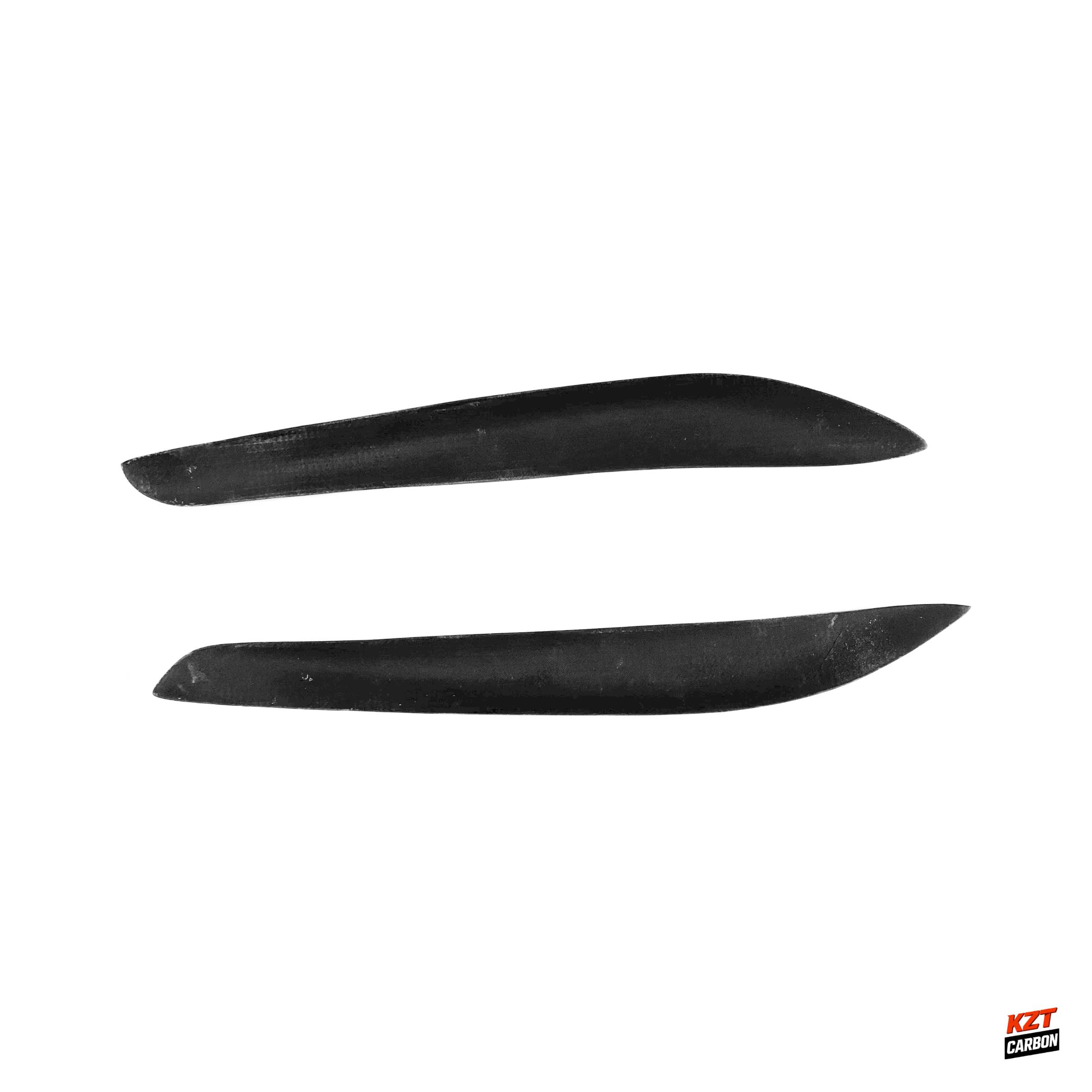 For Nissan Skyline R34 GTR GTT KZ Style Carbon Fiber Eyelid Eyebrow Pair
