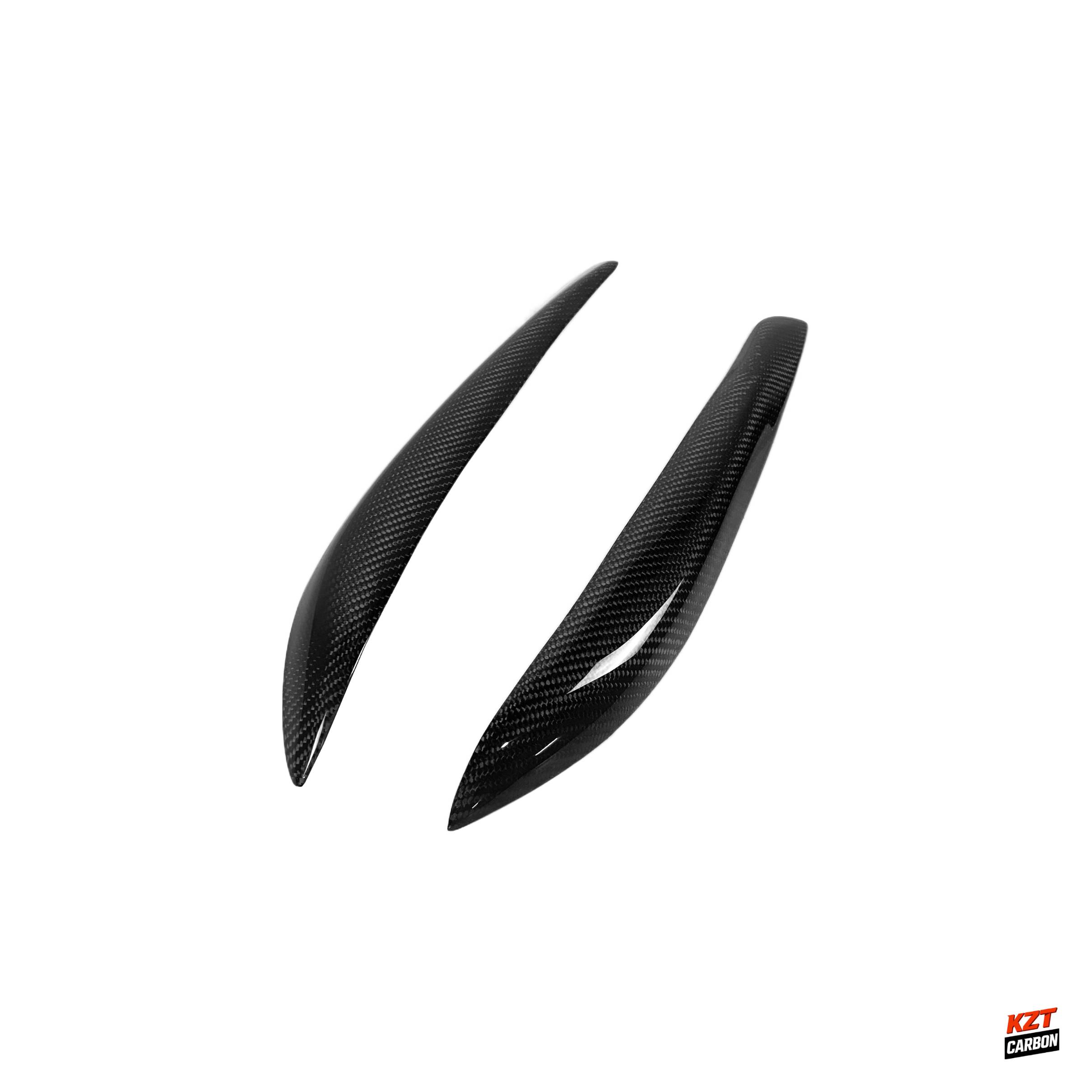 For Nissan Skyline R34 GTR GTT KZ Style Carbon Fiber Eyelid Eyebrow Pair