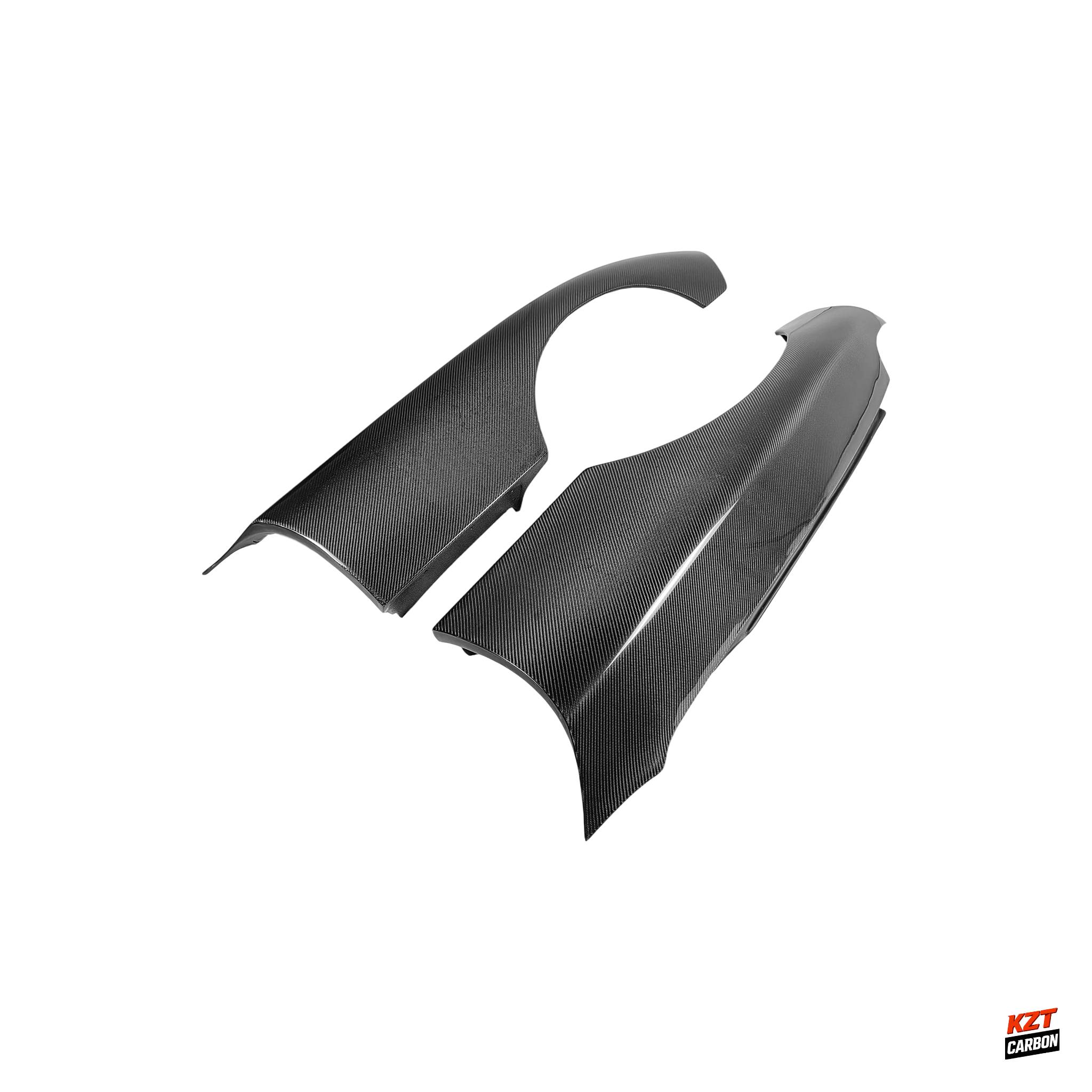 For Mazda RX7 FD FD3S RE-GT Style Carbon Fiber Front Bumper Fender Replacement
