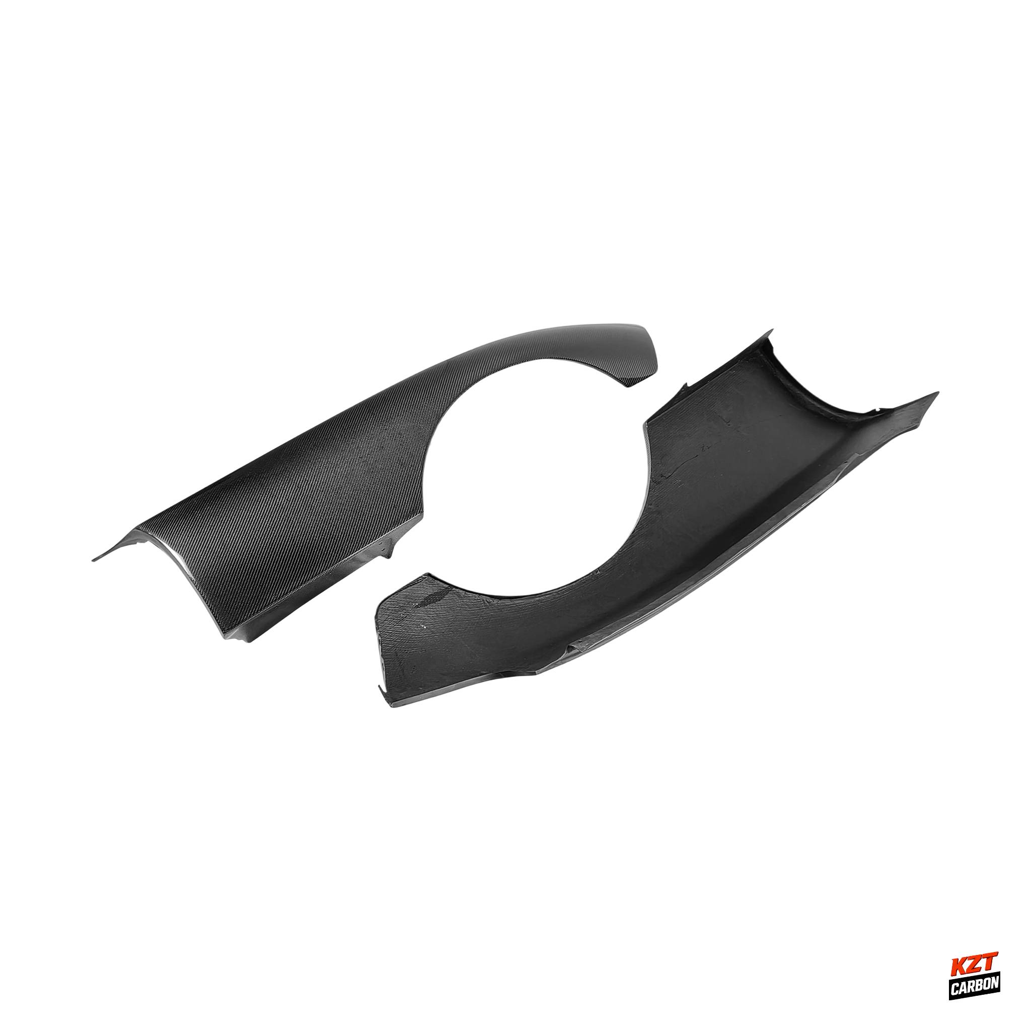 For Mazda RX7 FD FD3S RE-GT Style Carbon Fiber Front Bumper Fender Replacement