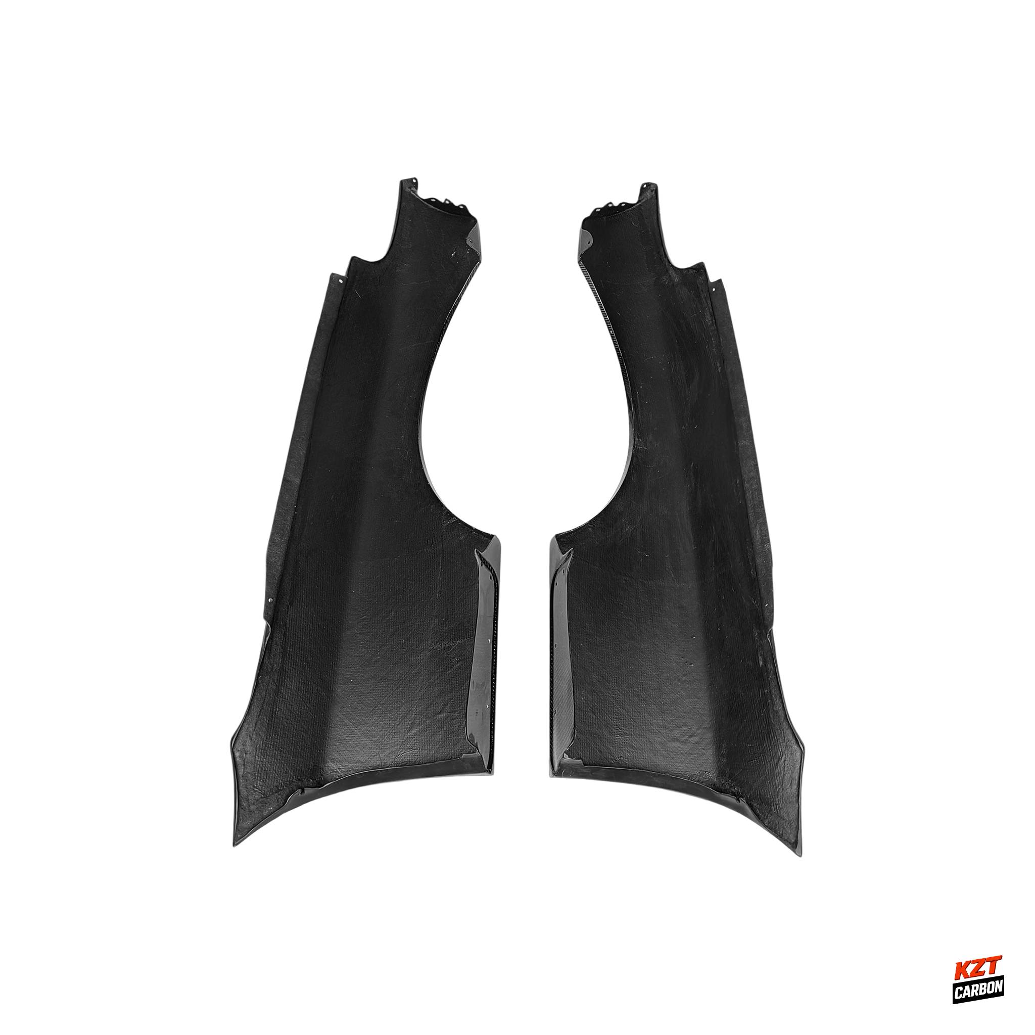 For Mazda RX7 FD FD3S RE-GT Style Carbon Fiber Front Bumper Fender Replacement