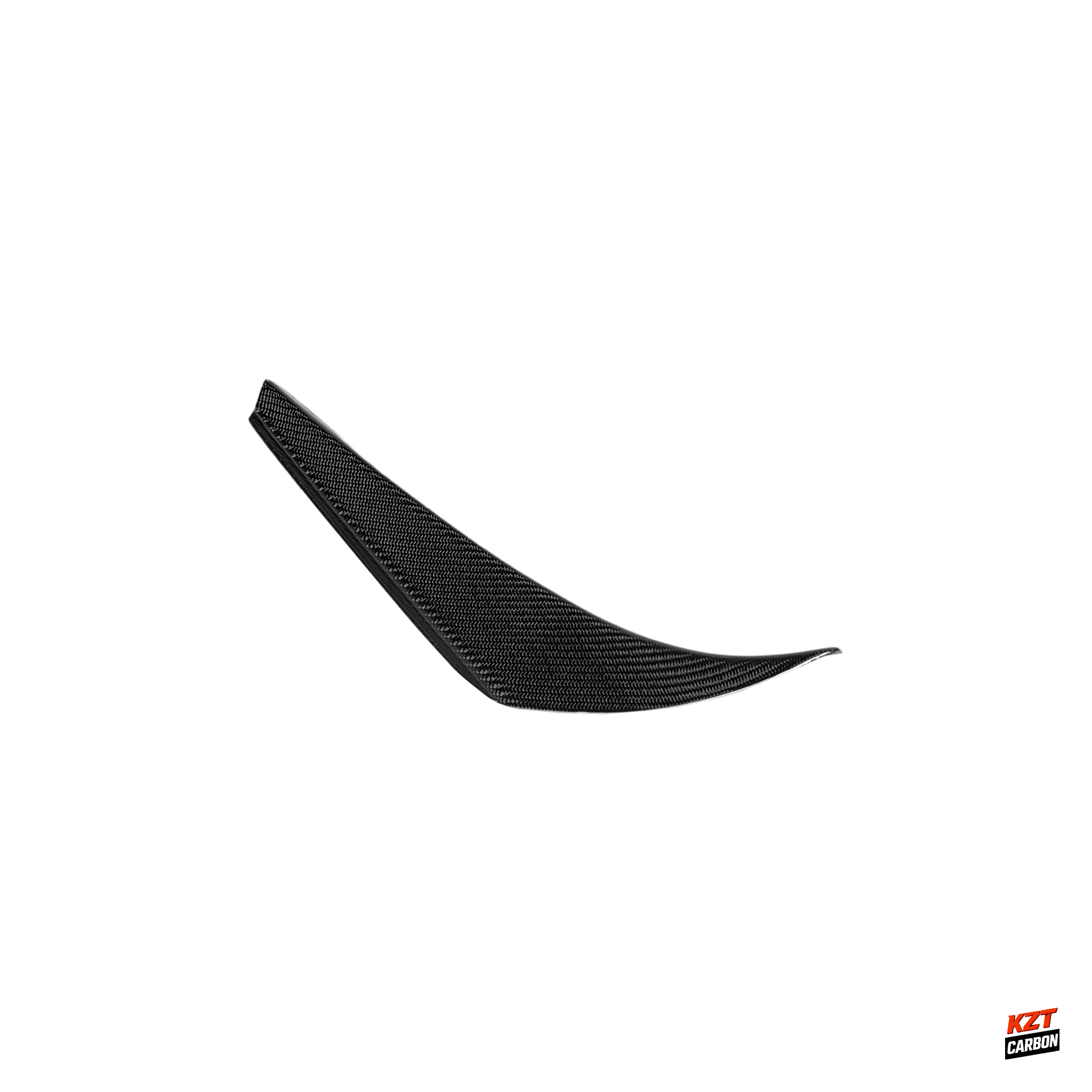 For Nissan 99-02 Silvia S15 Carbon Fiber AR Style Stock Front Bumper Canard Pair