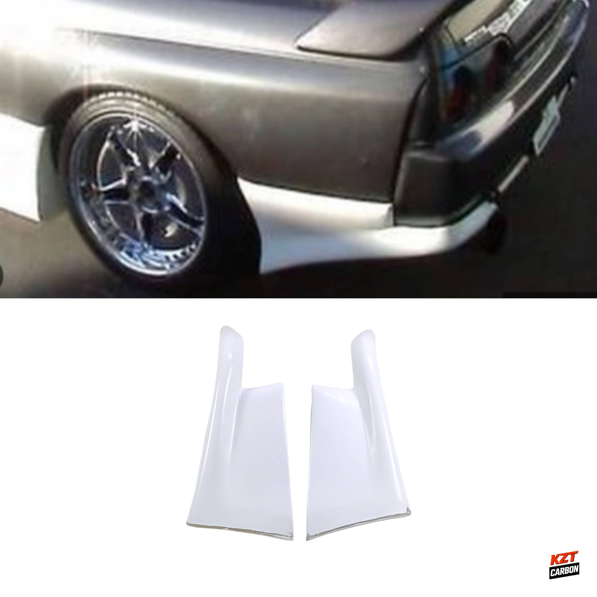 For Nissan Skyline R32 (GTR Only) TS Style Fiberglass Rear Bumper Spat Apron
