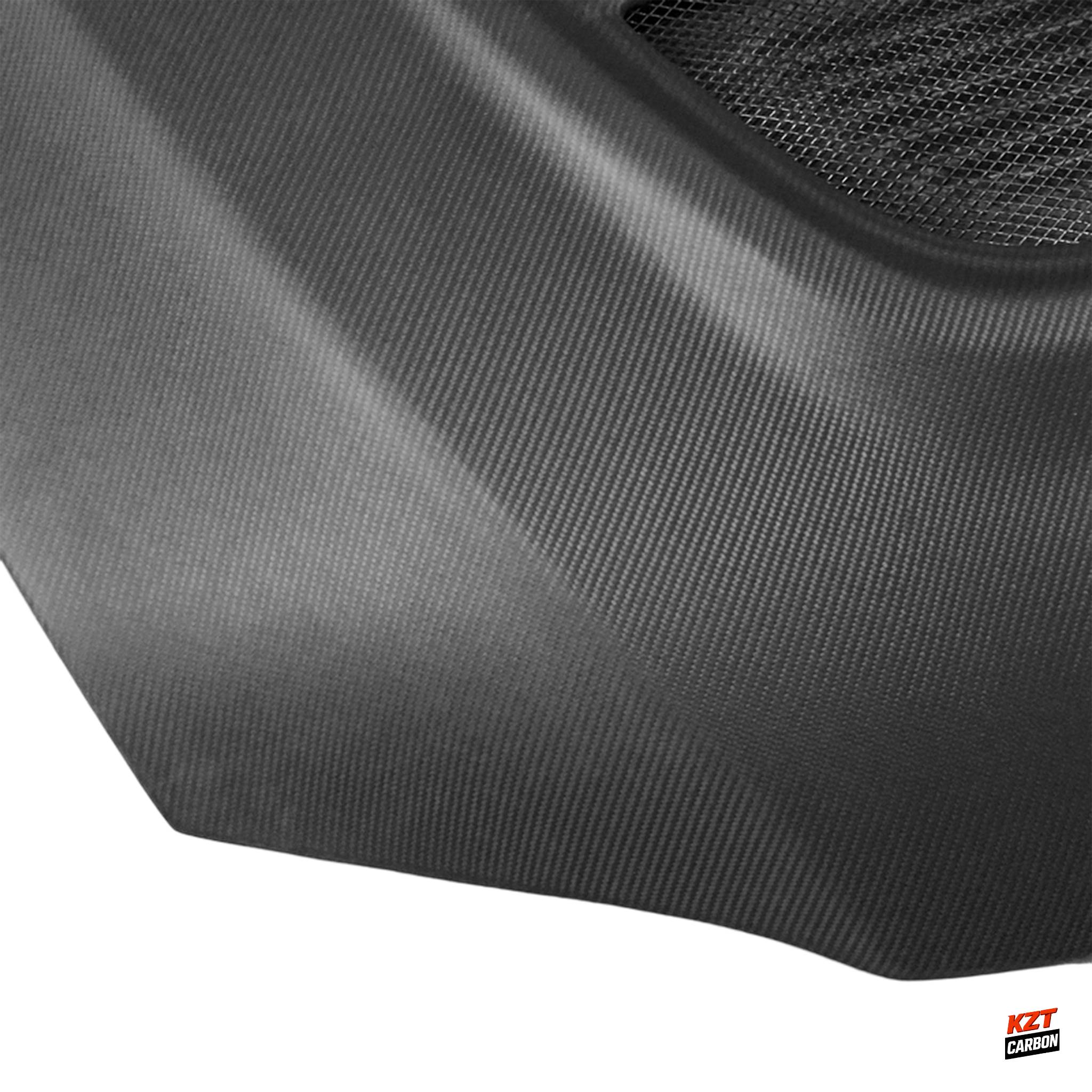 For Mitsubishi Evolution EVO 7 8 9 OE Type Matte Double Carbon Front Hood Bonnet