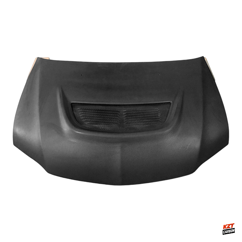 For Mitsubishi Evolution EVO 7 8 9 OE Type Matte Double Carbon Front Hood Bonnet
