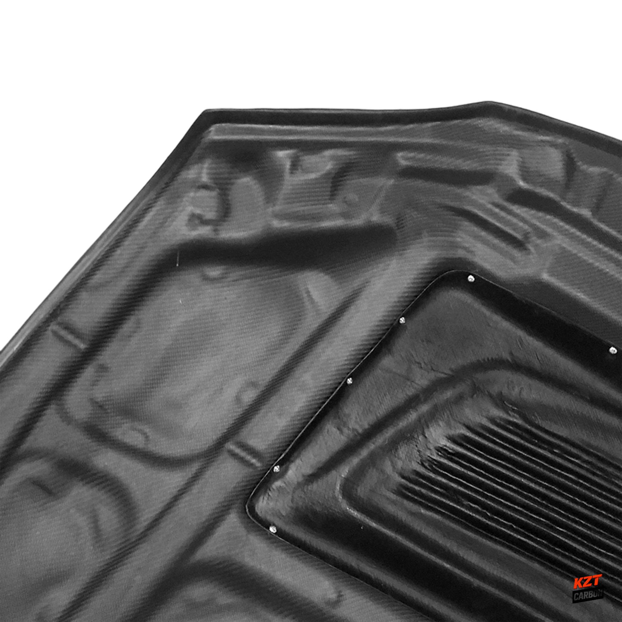 For Mitsubishi Evolution EVO 7 8 9 OE Type Matte Double Carbon Front Hood Bonnet