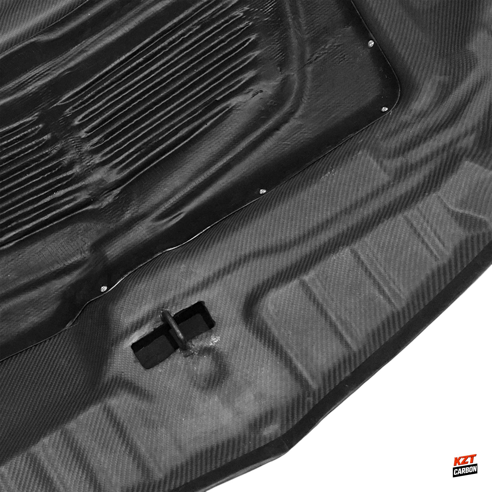 For Mitsubishi Evolution EVO 7 8 9 OE Type Matte Double Carbon Front Hood Bonnet