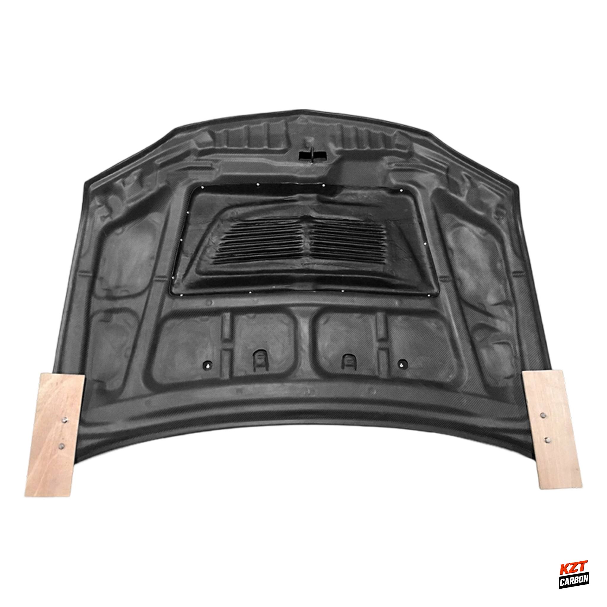 For Mitsubishi Evolution EVO 7 8 9 OE Type Matte Double Carbon Front Hood Bonnet