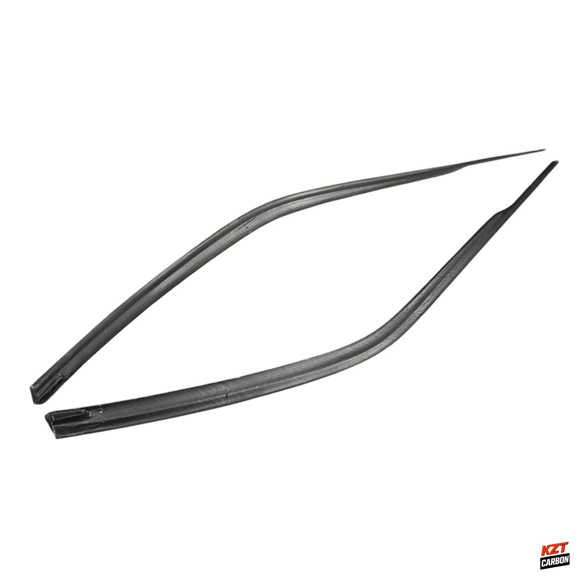 For Nissan Skyline R33 GTR 1995-98 KZ Carbon Fiber Side Door Wind Deflector Pair