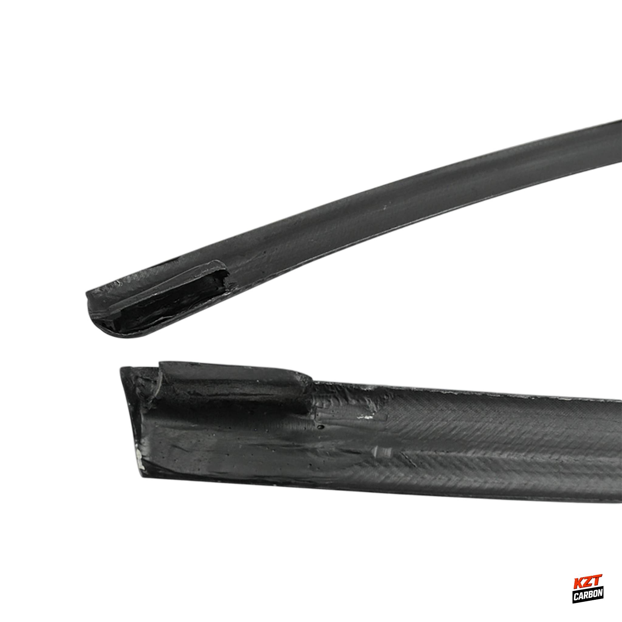 For Nissan Skyline R33 GTR 1995-98 KZ Carbon Fiber Side Door Wind Deflector Pair