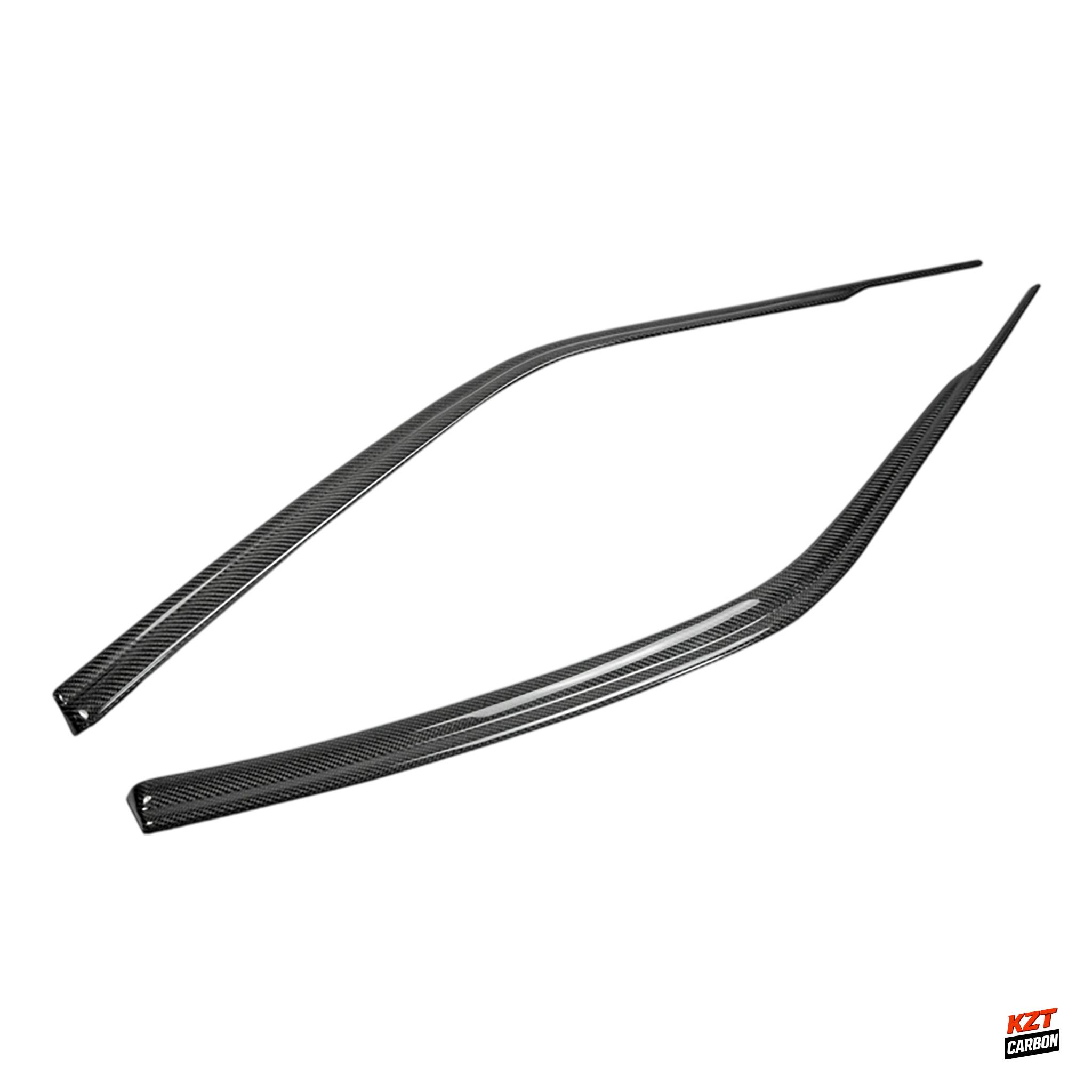 For Nissan Skyline R33 GTR 1995-98 KZ Carbon Fiber Side Door Wind Deflector Pair