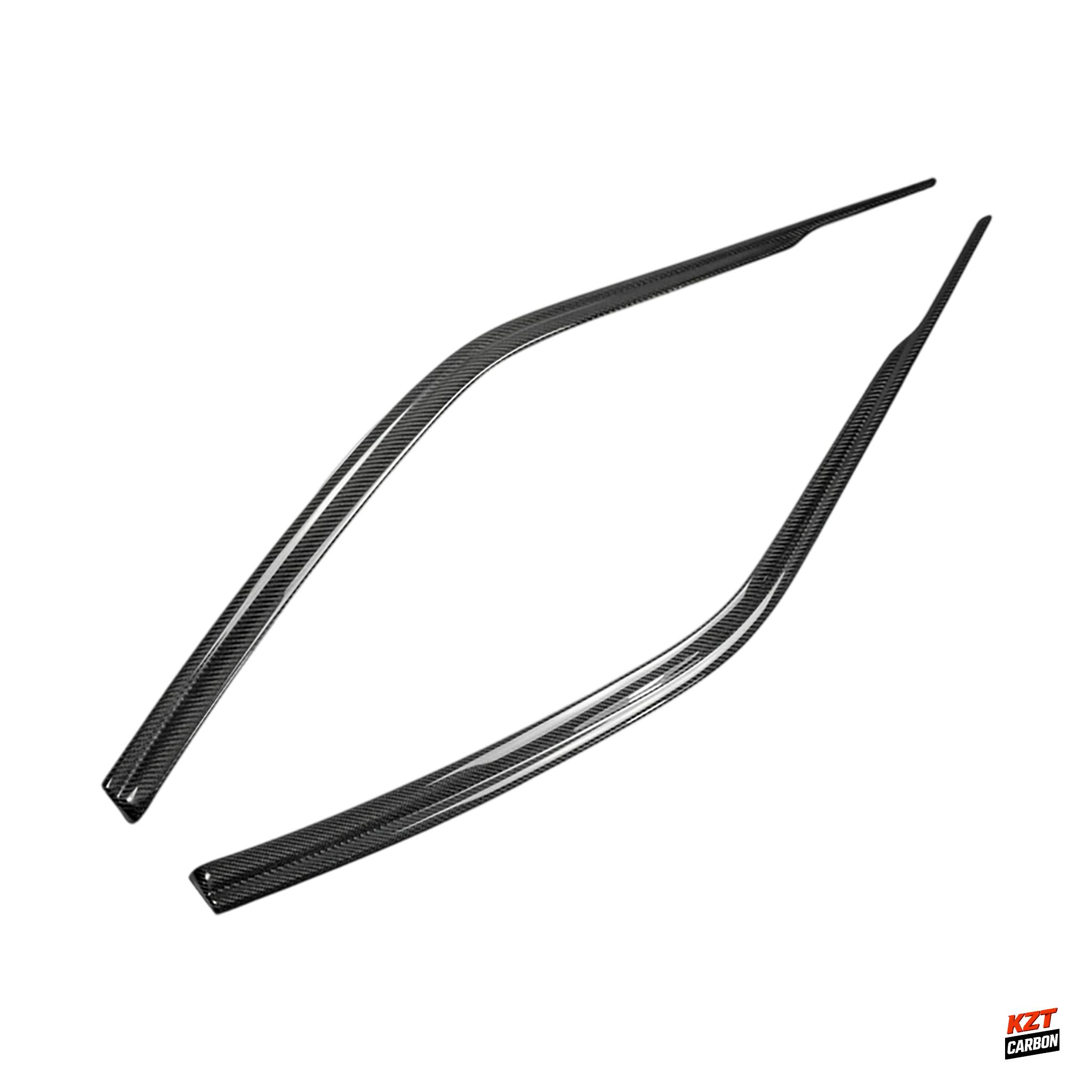 For Nissan Skyline R33 GTR 1995-98 KZ Carbon Fiber Side Door Wind Deflector Pair