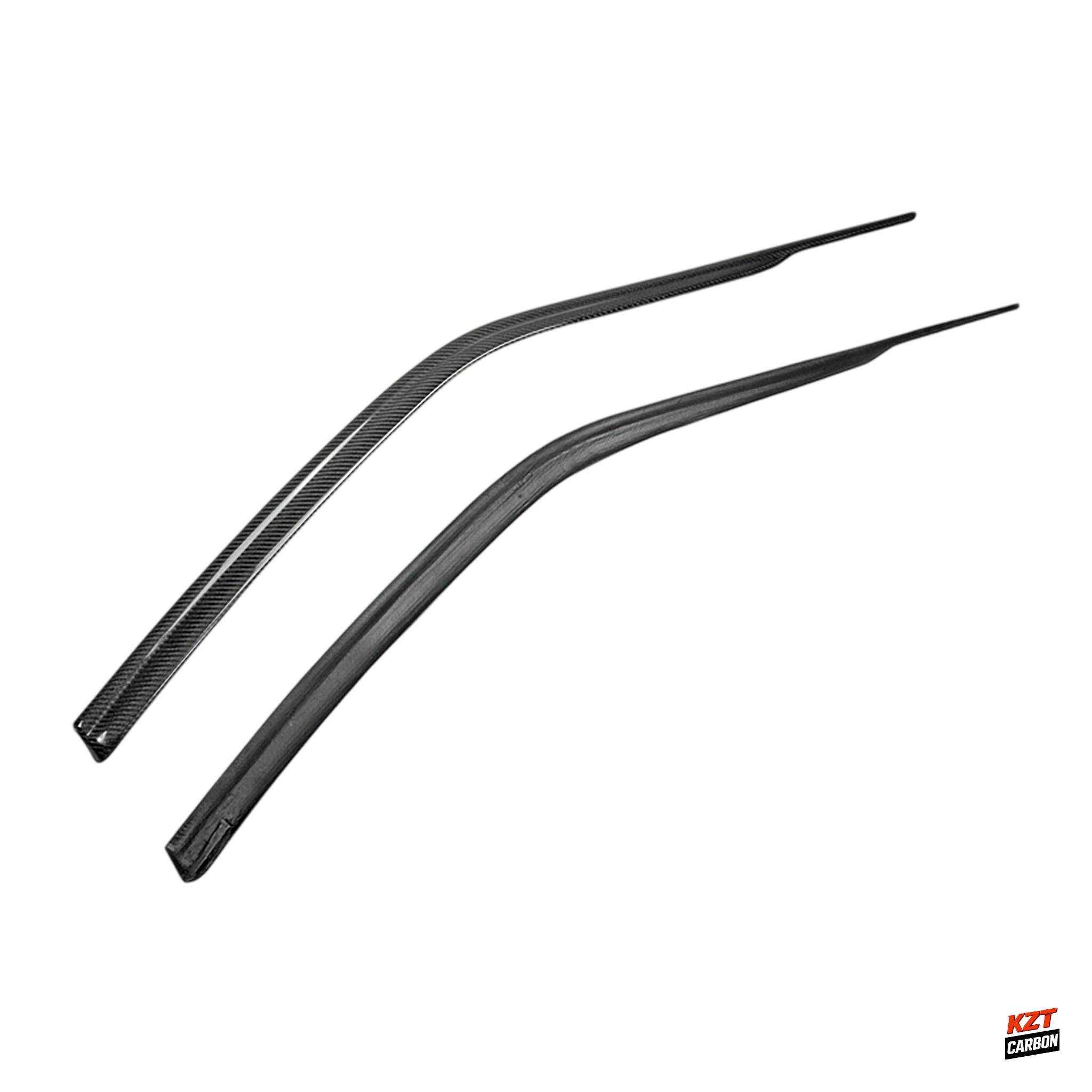 For Nissan Skyline R33 GTR 1995-98 KZ Carbon Fiber Side Door Wind Deflector Pair