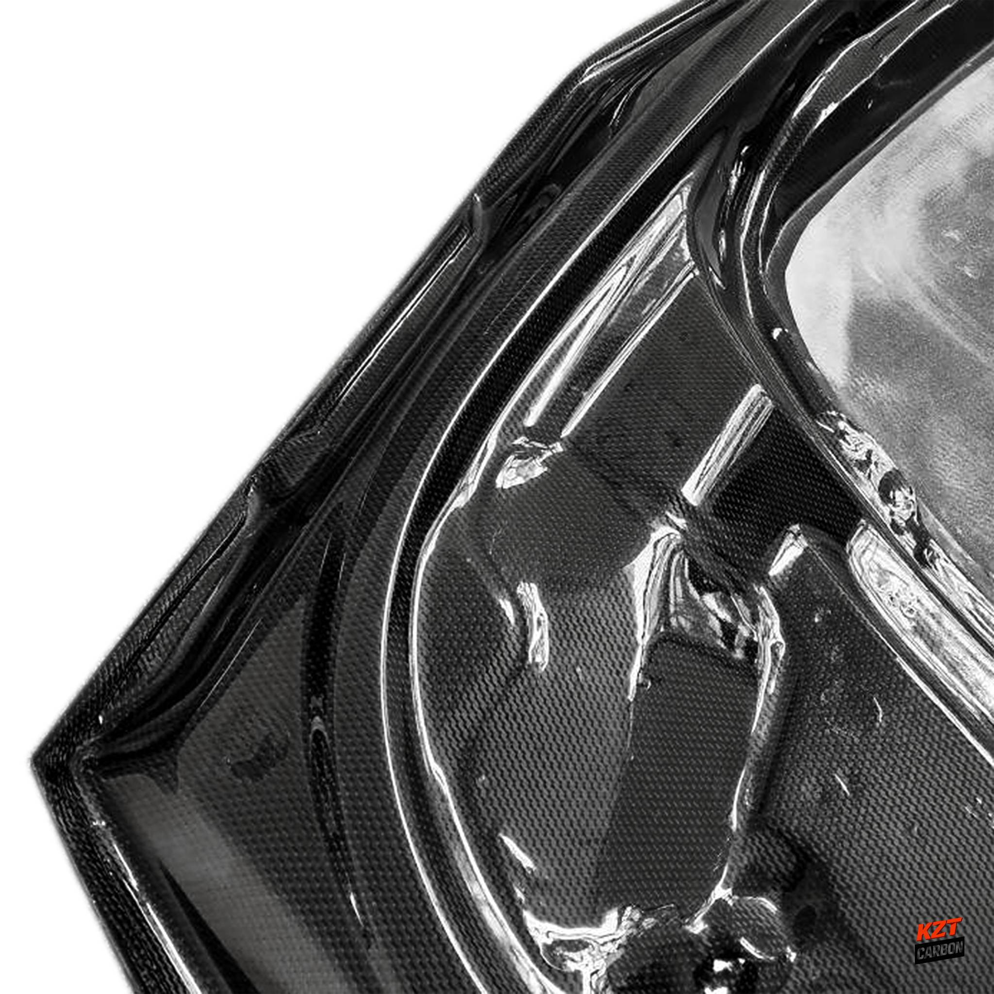 For Audi TT MK3 TTS TTRS 8S 15-23 Double Carbon Track Rear Tailgate Block Window