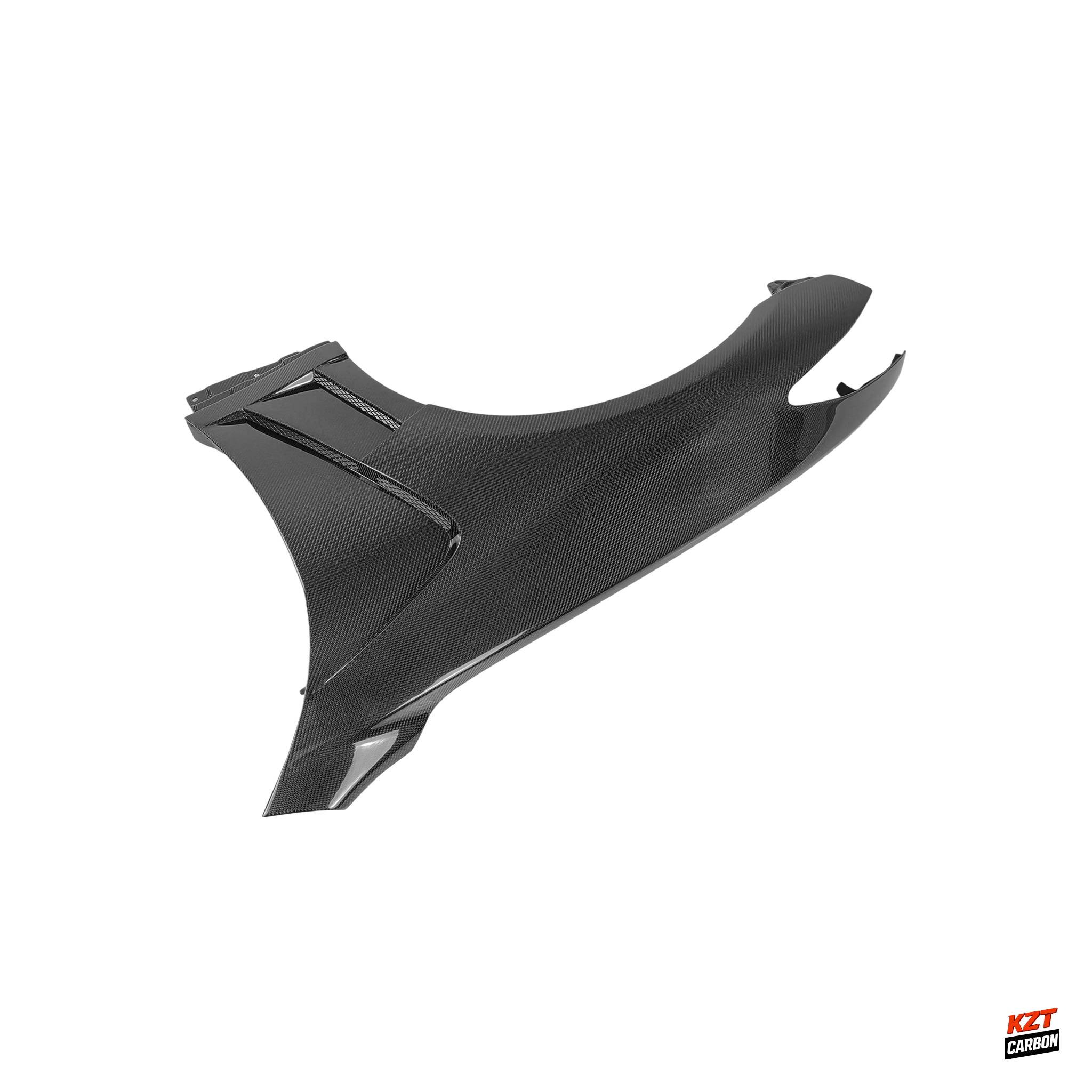 For Infiniti G37 Q40 2 Door Coupe 08-13 Carbon Fiber HT Style Front Fender Pair