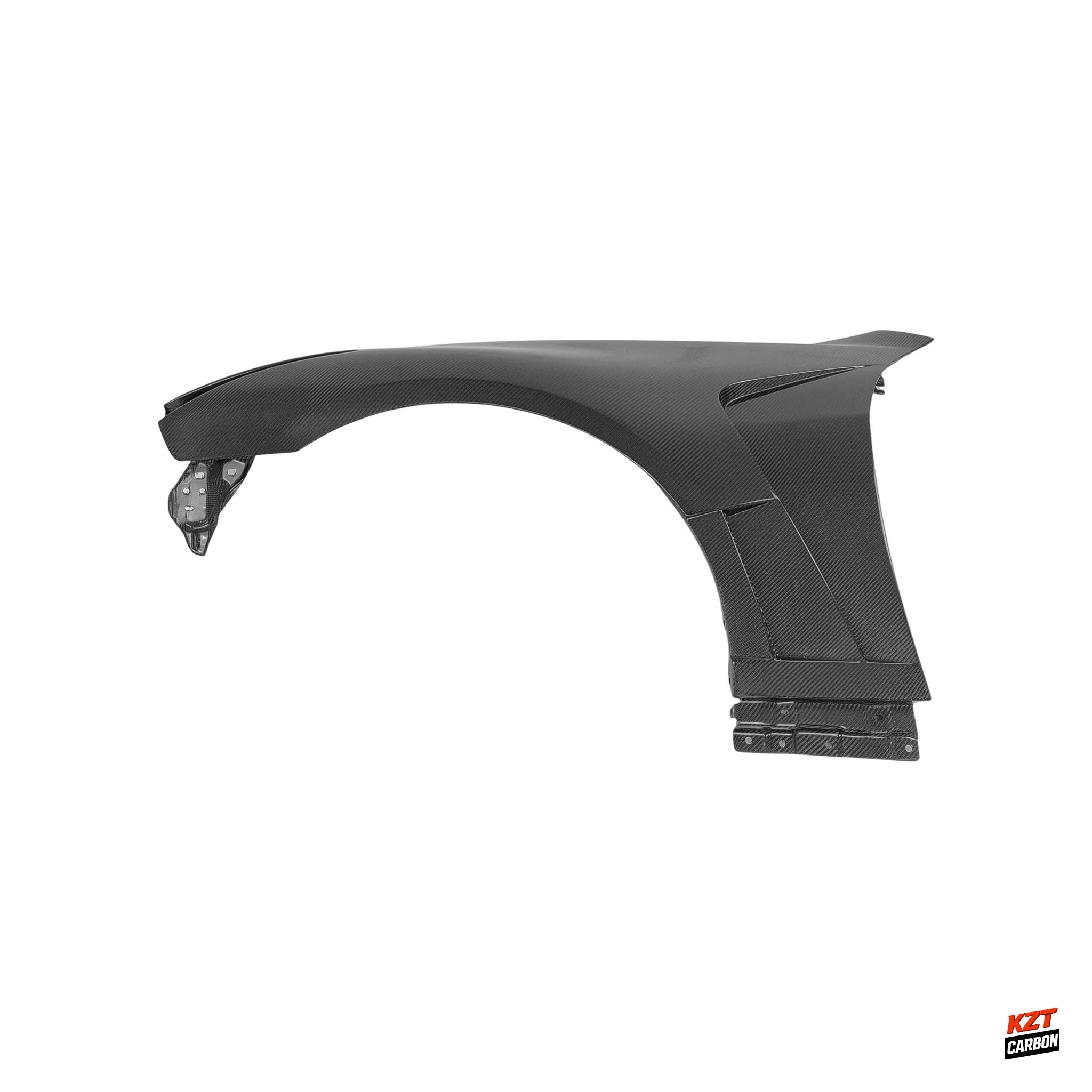 For Infiniti G37 Q40 2 Door Coupe 08-13 Carbon Fiber HT Style Front Fender Pair