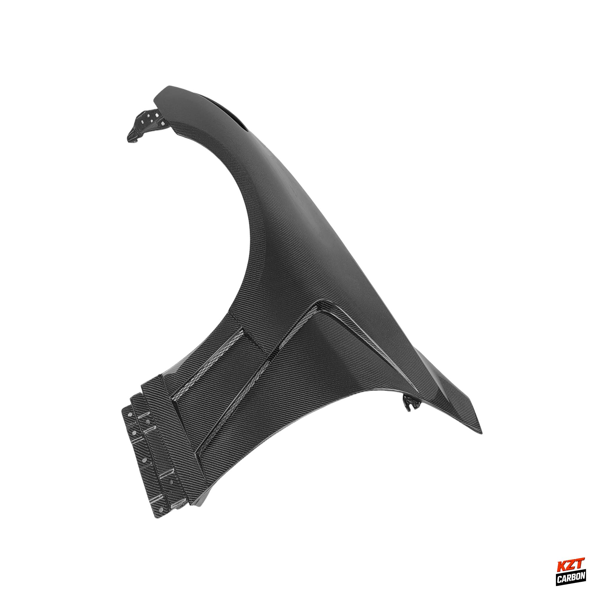 For Infiniti G37 Q40 2 Door Coupe 08-13 Carbon Fiber HT Style Front Fender Pair