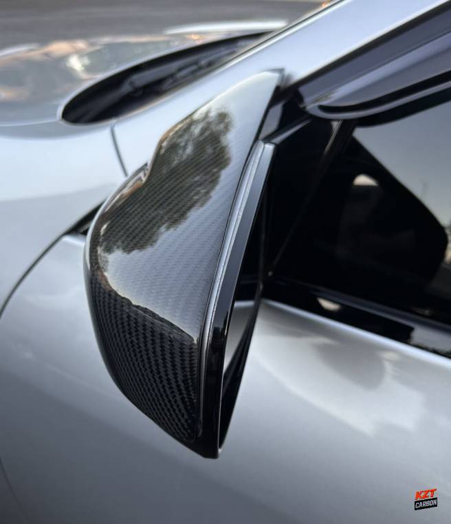 For Infiniti G37 2 Door Only KZ Style Carbon Fiber Side Mirror Cover