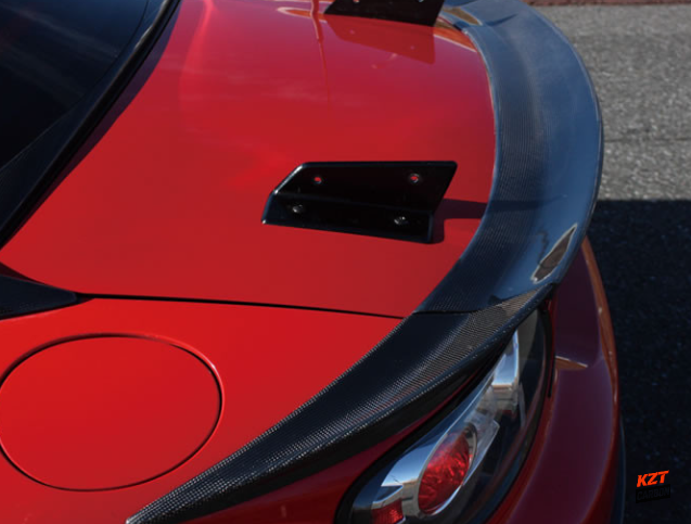 For Mazda MX5 ND5RC Miata Roadster GAGE Style Carbon Ducktail Rear Spoiler