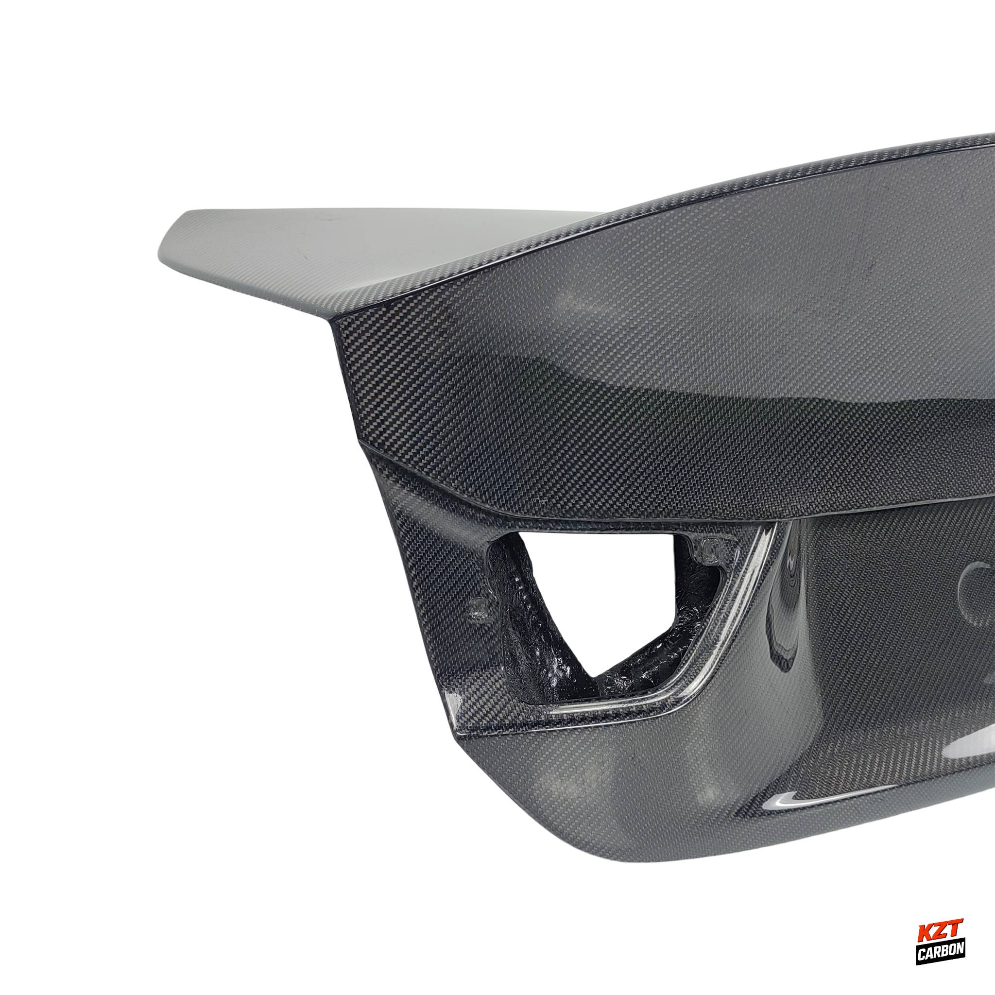 For BMW F82 M4 2014-19 Coupe Carbon CS Style Rear Bumper Ductail Trunk Boot Lid