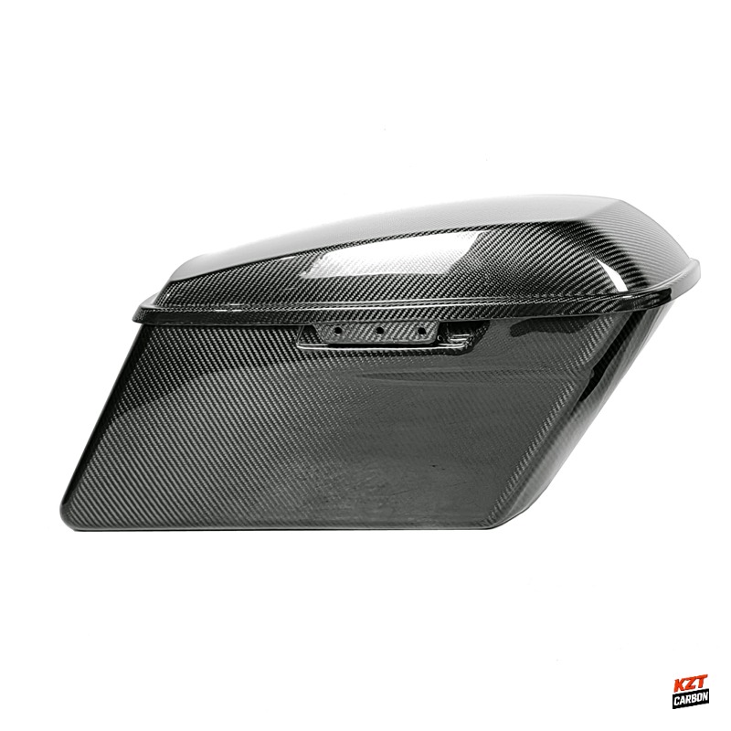 For Harley Davidson Touring 09-23 Dry Carbon Stand Full Saddlebags Lids 4pcs