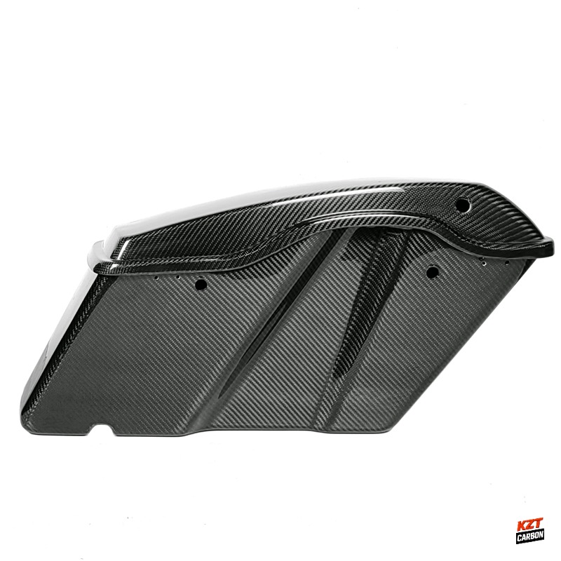 For Harley Davidson Touring 09-23 Dry Carbon Stand Full Saddlebags Lids 4pcs