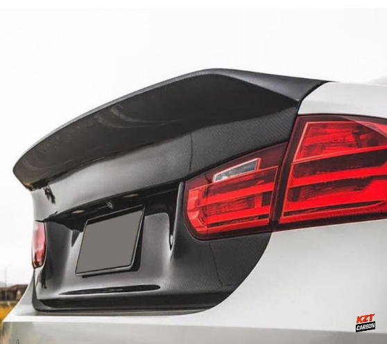 For BMW M3 F80 4D Sedan 14-18 Carbon XSJ Style Rear Ductail Trunk Boot Lid