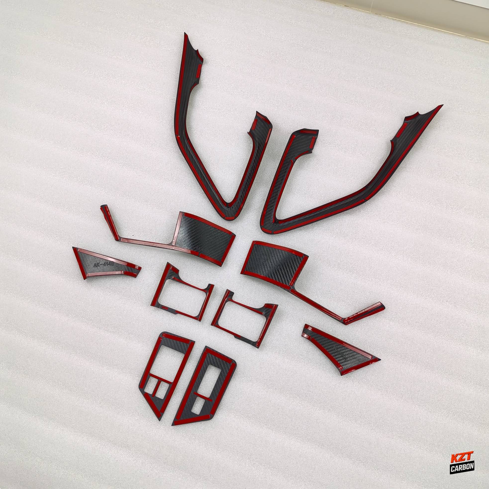 For Nissan R35 GTR 09-14 (LHD Only) Dry Matte Carbon Interior Door Trim (10 pcs)