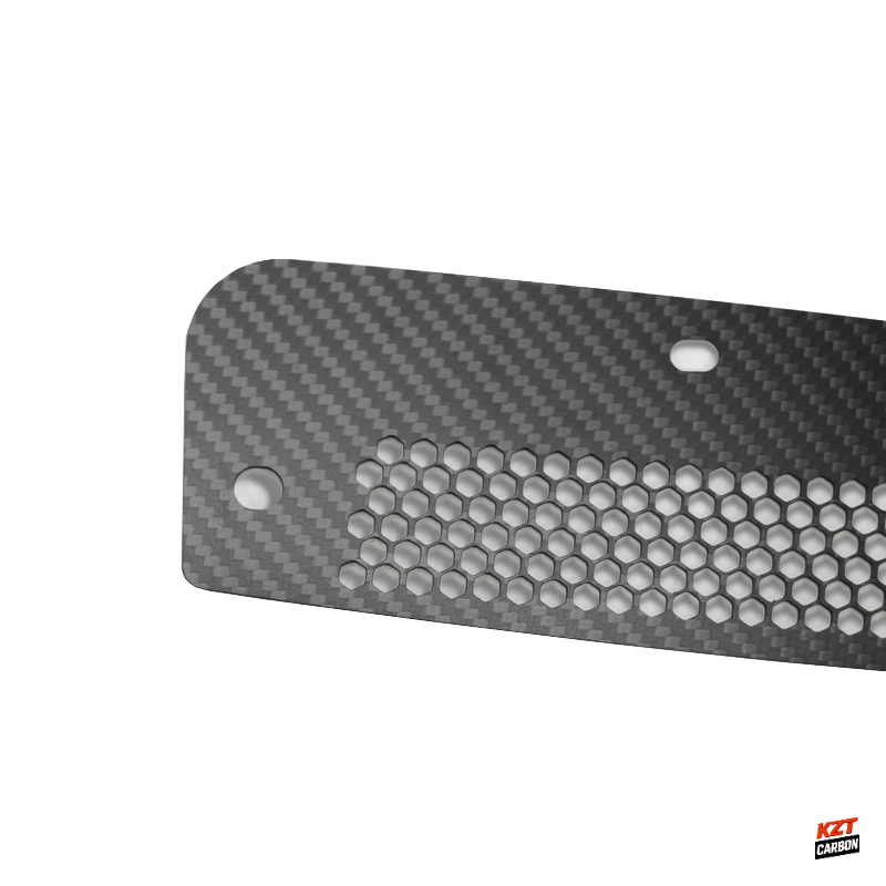 For Honda Civic Type R FL5 Dry Carbon Front Fender Rock Block Guard (small hole)