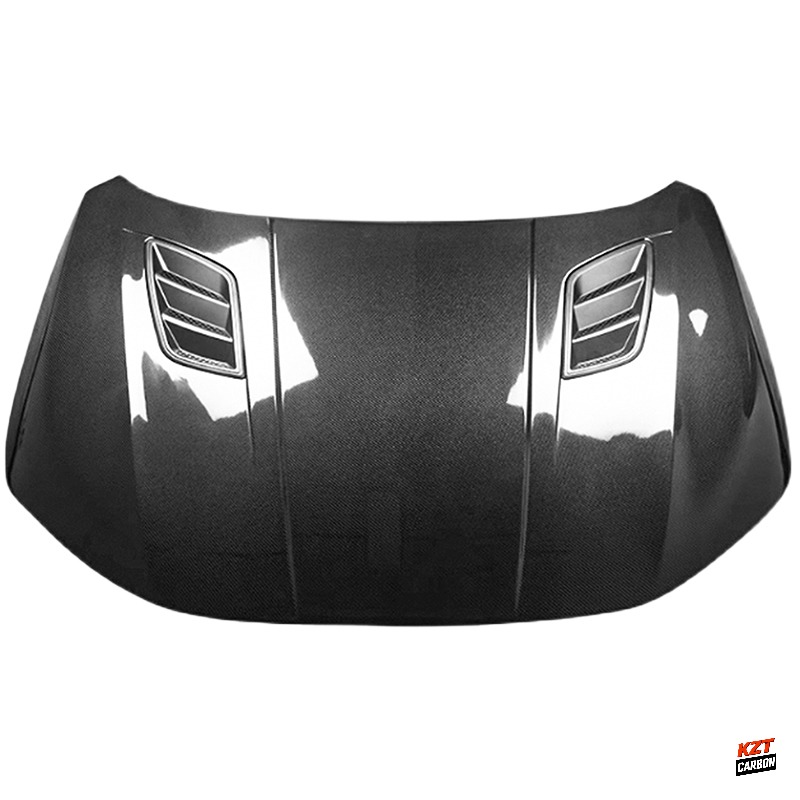 For Honda Civic FE FL Hatchback Sedan 2023-24 Carbon MG Style Front Cooling Hood