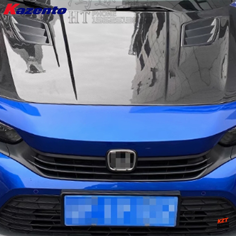 For Honda Civic FE FL Hatchback Sedan 2023-24 Carbon MG Style Front Cooling Hood