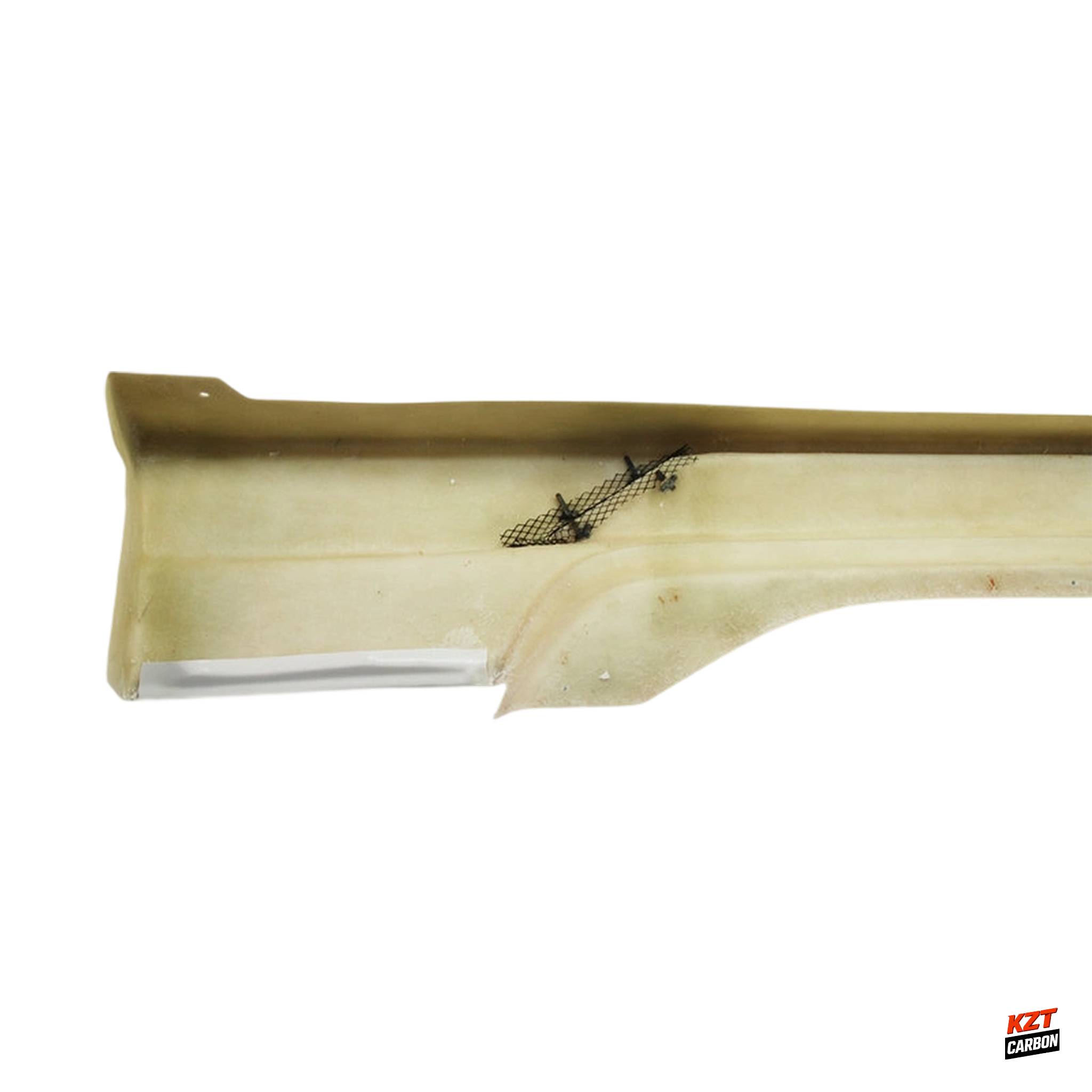 For Nissan 09-19 370Z Z34 VR2 Side Skirt 4pcs With Side Spat Partial Carbon