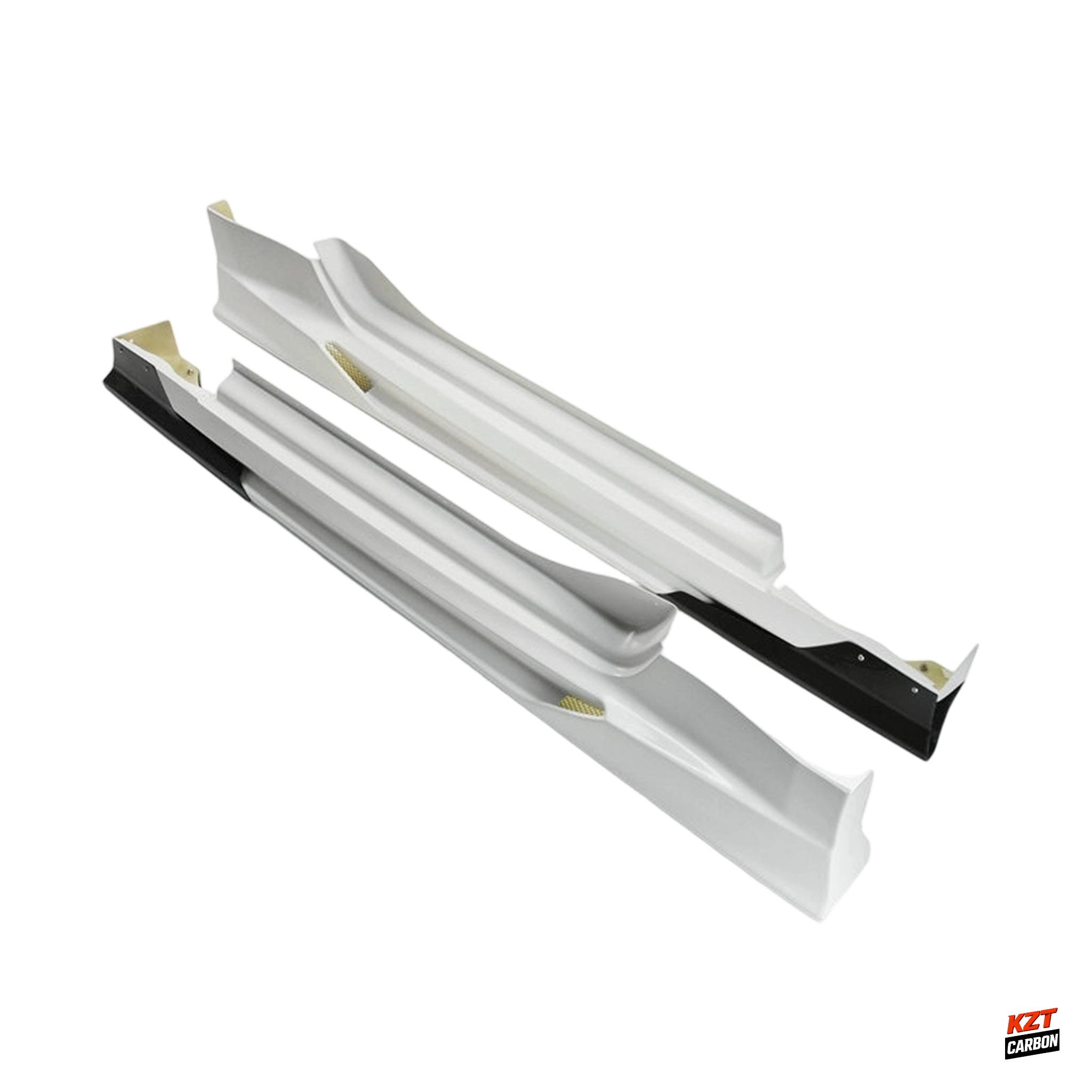 For Nissan 09-19 370Z Z34 VR2 Side Skirt 4pcs With Side Spat Partial Carbon