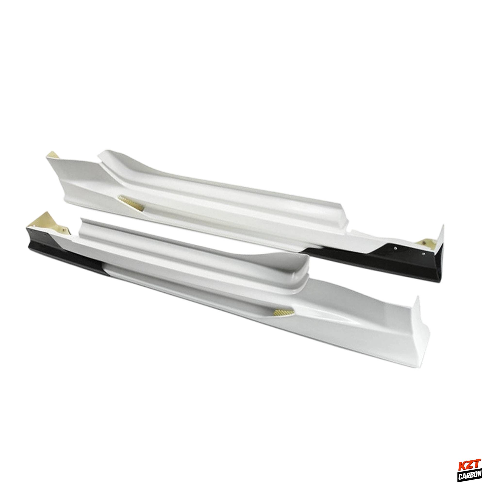 For Nissan 09-19 370Z Z34 VR2 Side Skirt 4pcs With Side Spat Partial Carbon