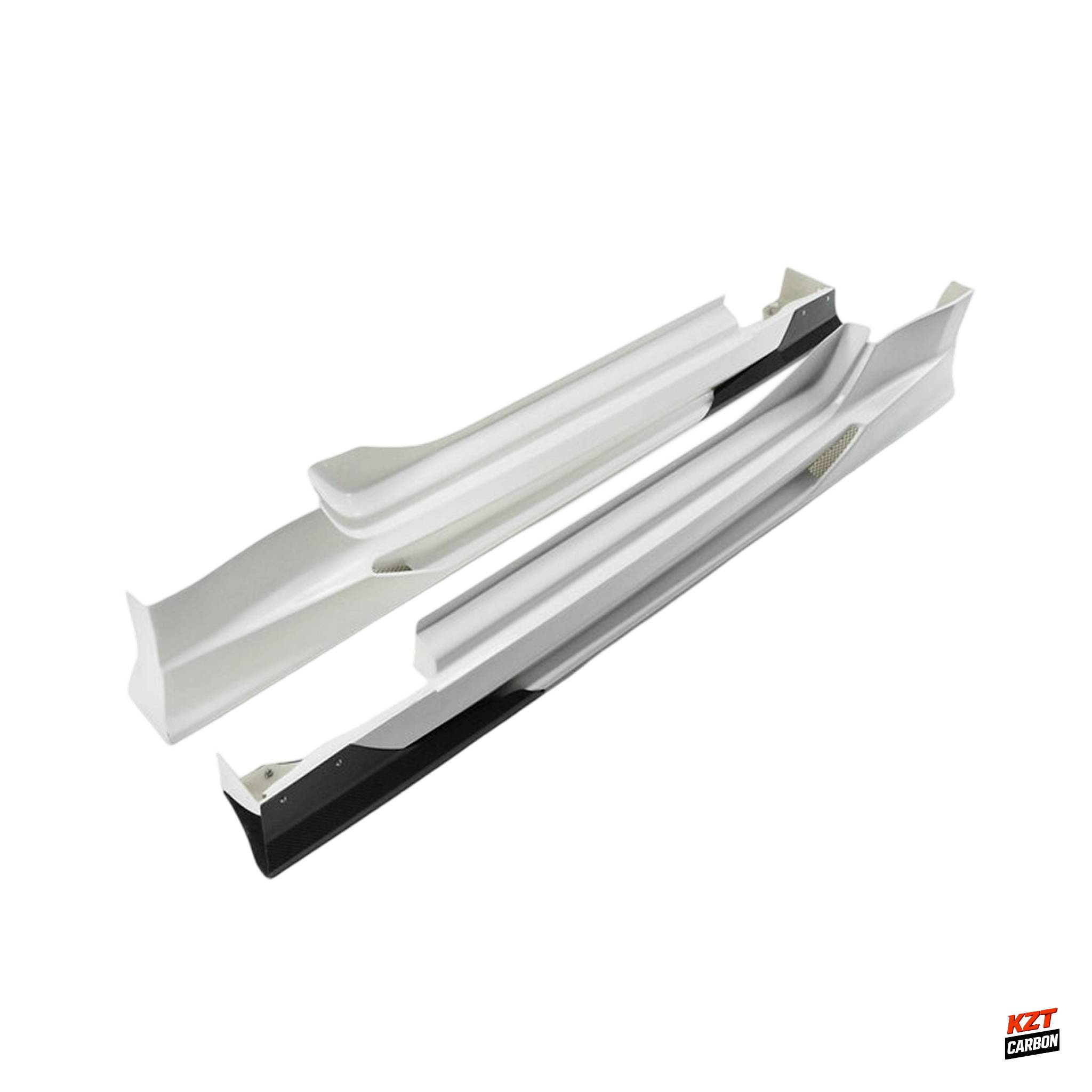 For Nissan 09-19 370Z Z34 VR2 Side Skirt 4pcs With Side Spat Partial Carbon