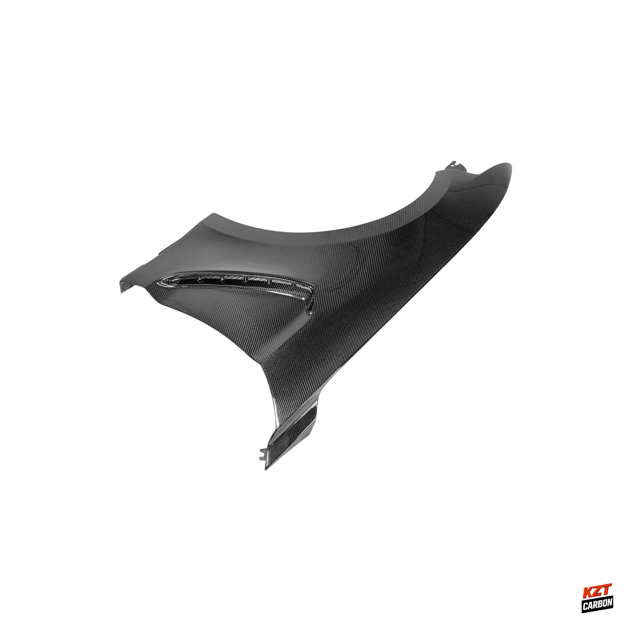 For Ford Mustang 2 Door 2015-17 Carbon GT350 Style Front Side Vented Fender Pair