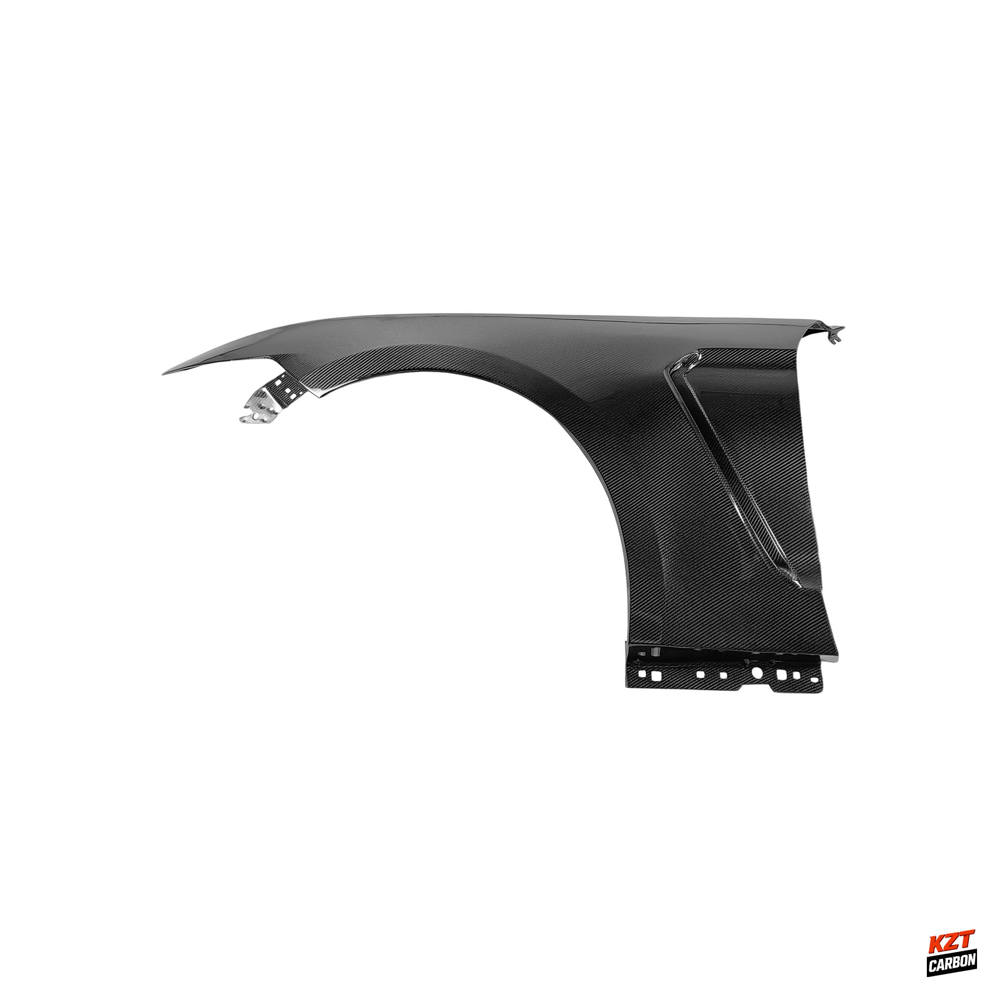 For Ford Mustang 2 Door 2015-17 Carbon GT350 Style Front Side Vented Fender Pair