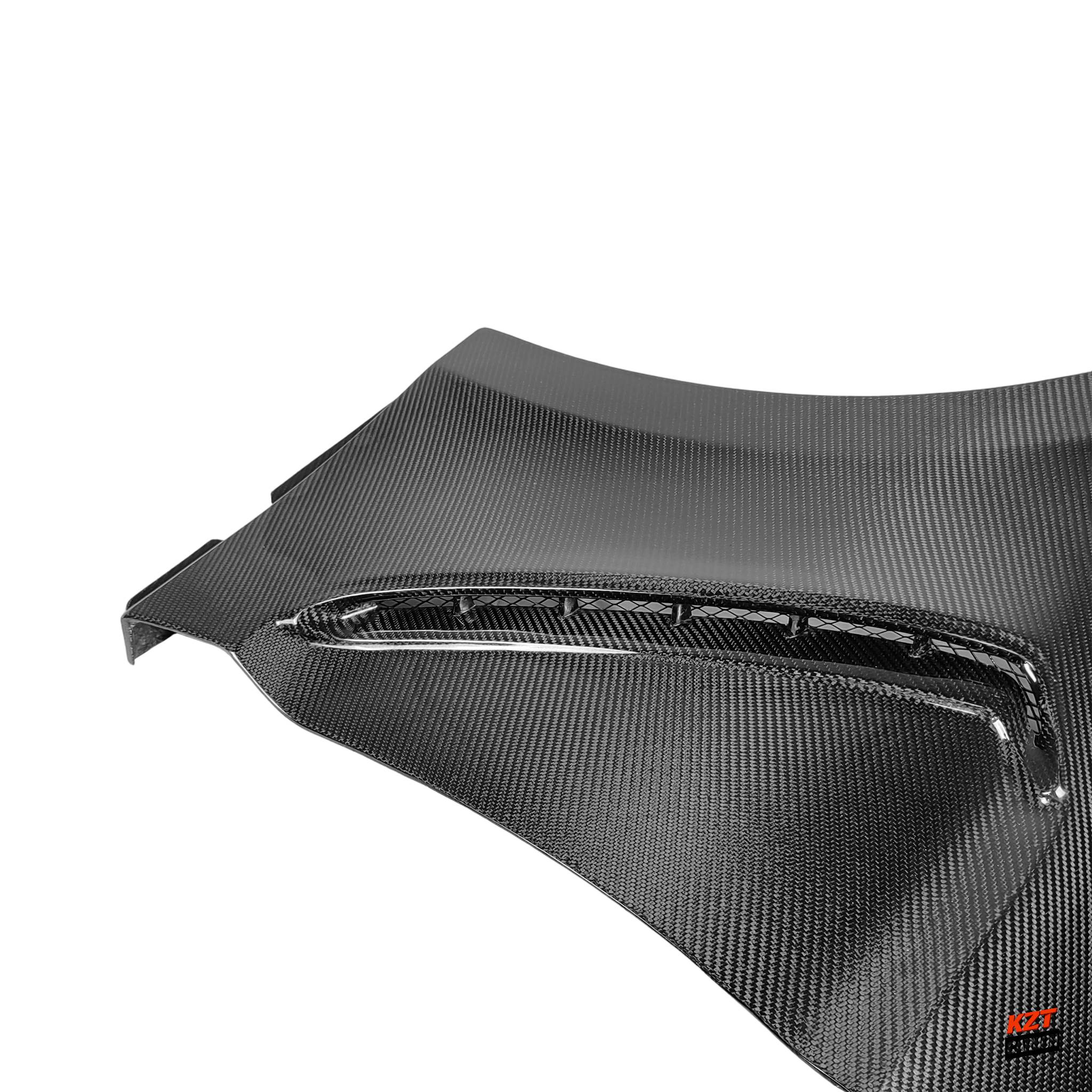 For Ford Mustang 2 Door 2015-17 Carbon GT350 Style Front Side Vented Fender Pair