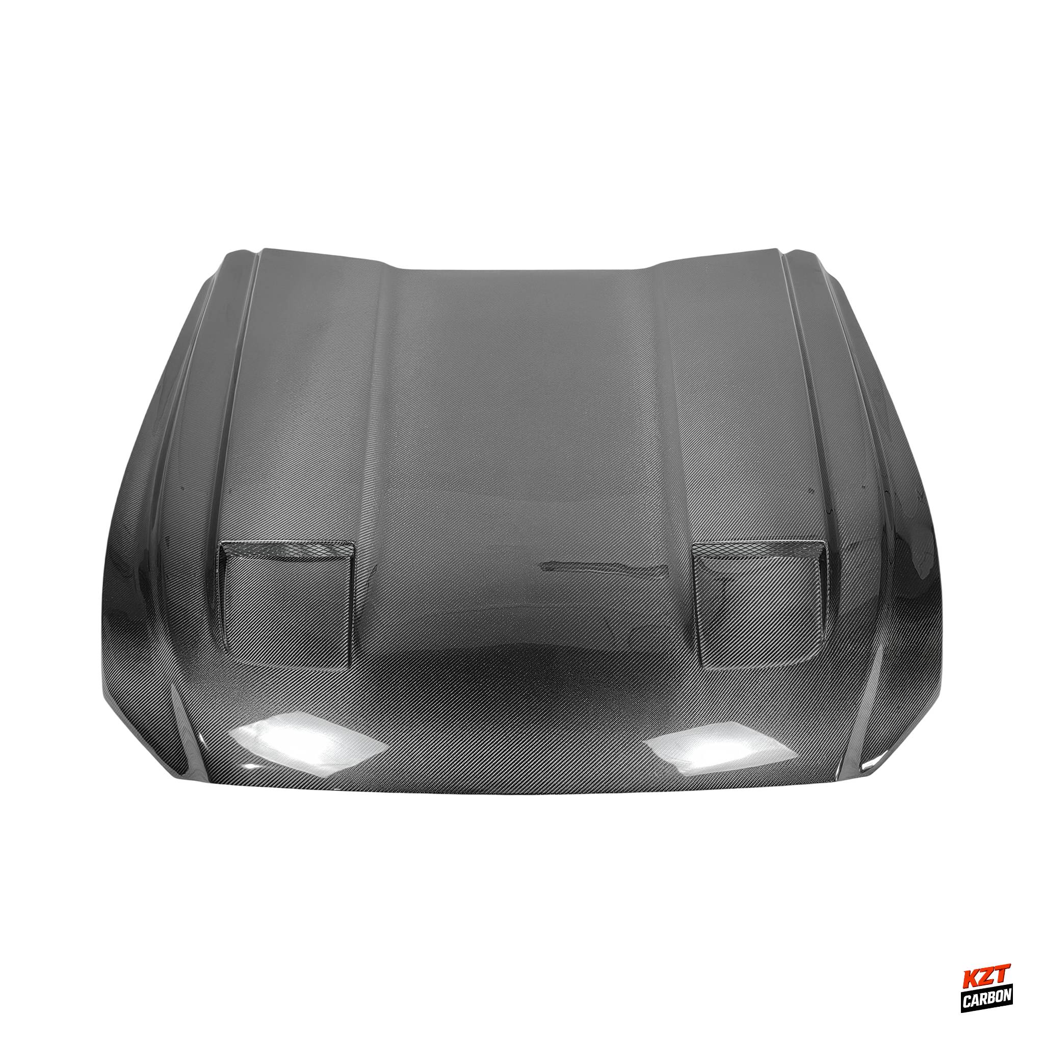 For Ford Mustang 2 Door 2015-17 Carbon Fiber MBJ Style Front Vented Cooling Hood