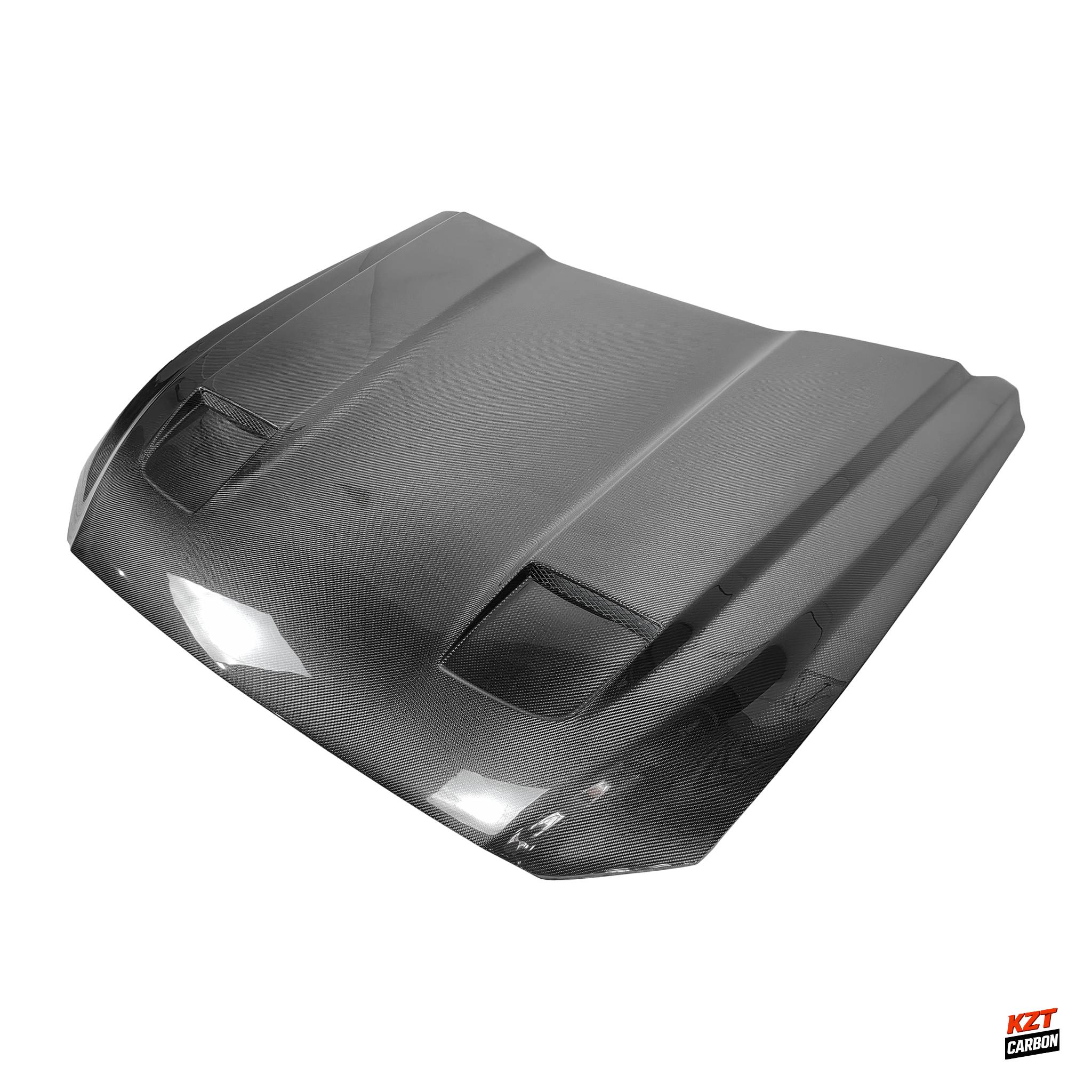 For Ford Mustang 2 Door 2015-17 Carbon Fiber MBJ Style Front Vented Cooling Hood