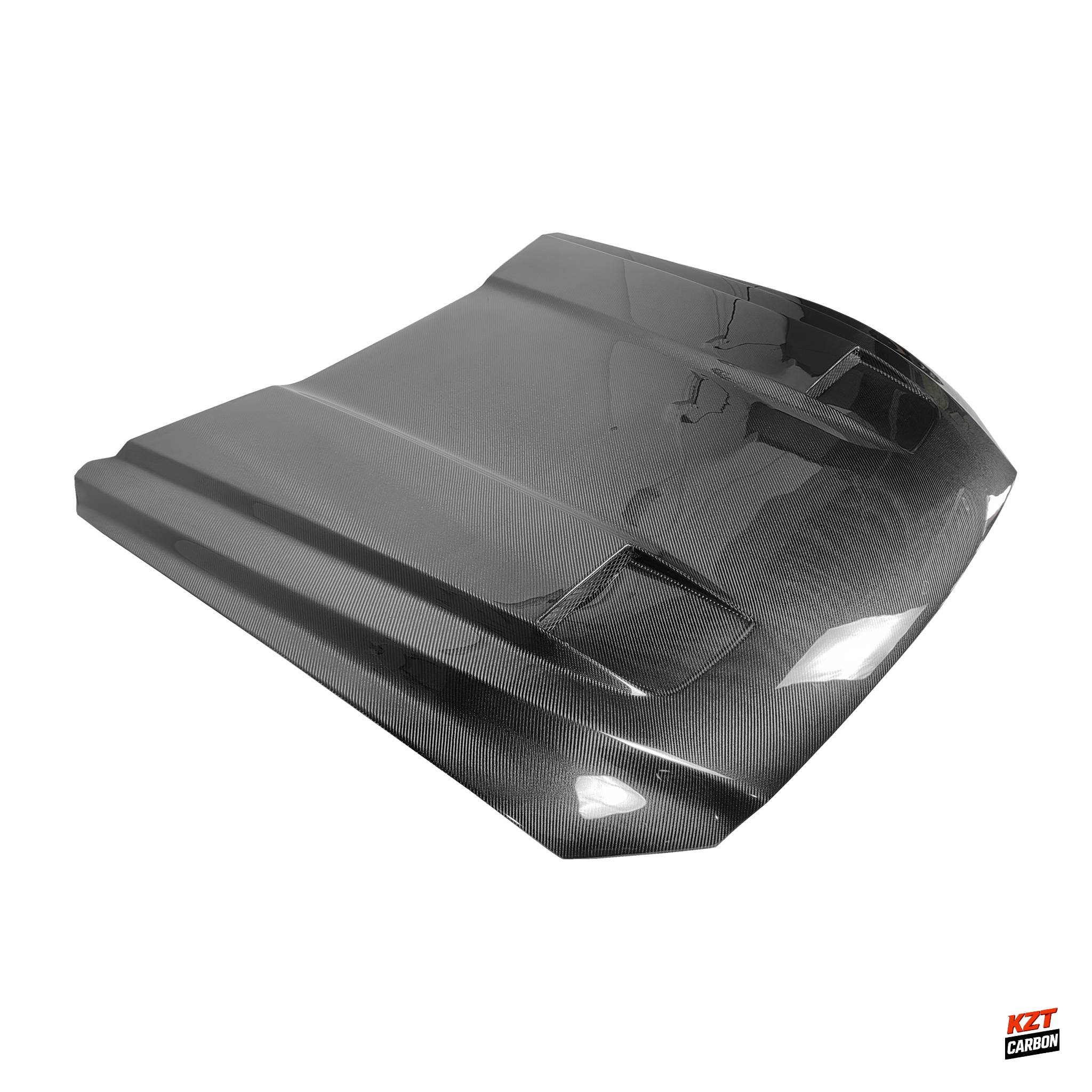 For Ford Mustang 2 Door 2015-17 Carbon Fiber MBJ Style Front Vented Cooling Hood