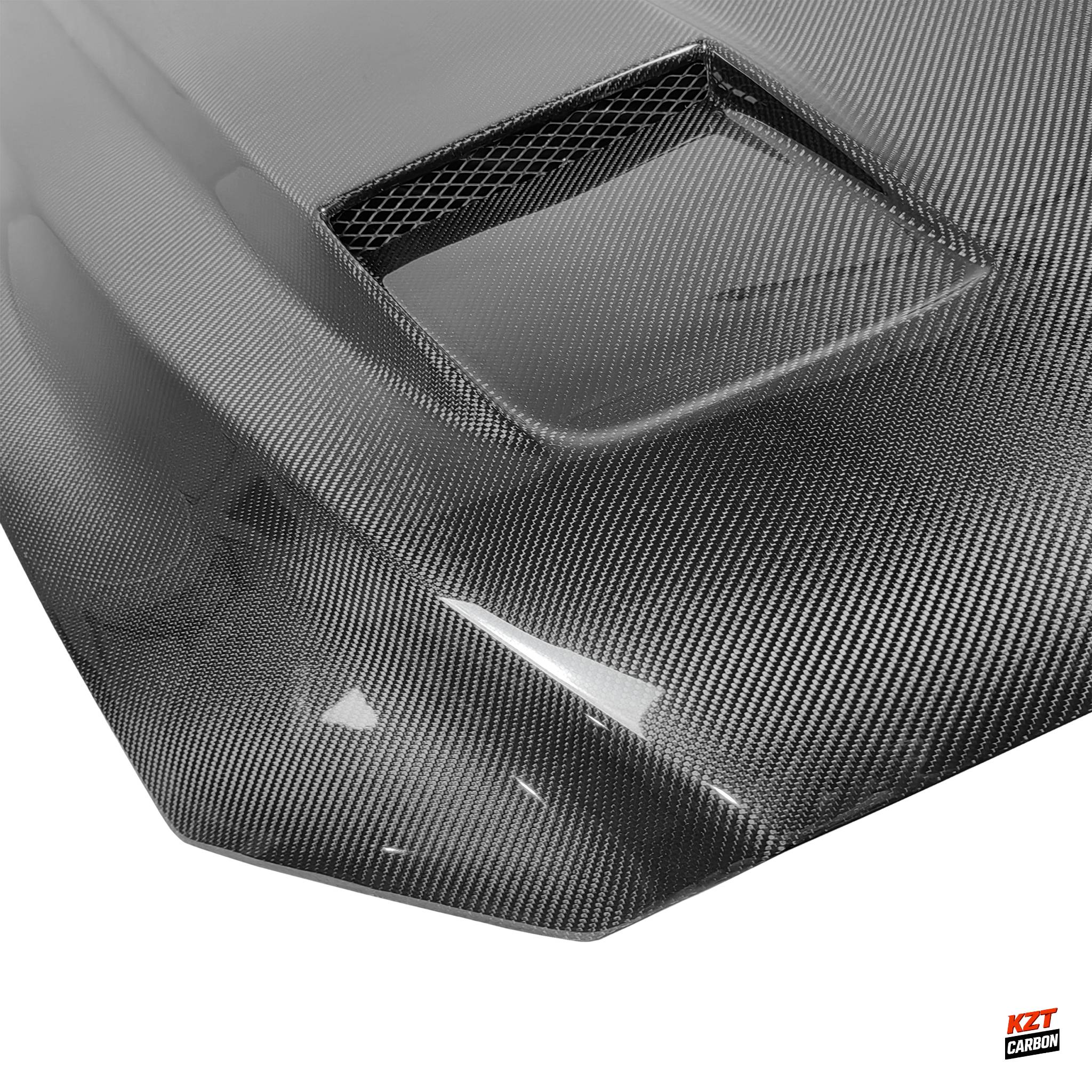 For Ford Mustang 2 Door 2015-17 Carbon Fiber MBJ Style Front Vented Cooling Hood
