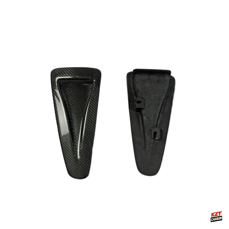 For Nissan R35 GTR 2008-2023 KZ Carbon Fiber Front Hood Bonnet Vents Ducts Pair
