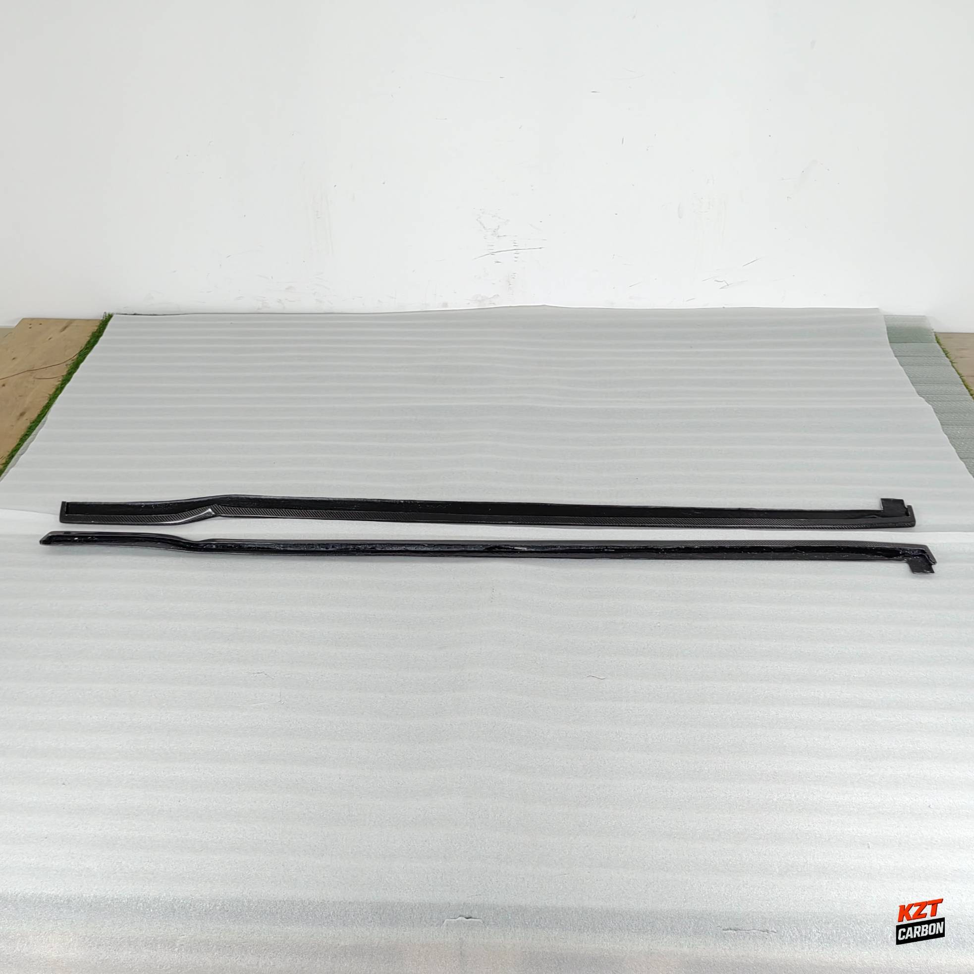 For Honda Civic Type R FL5 23-24 Carbon KZ Style Side Skirts Extensions Pair