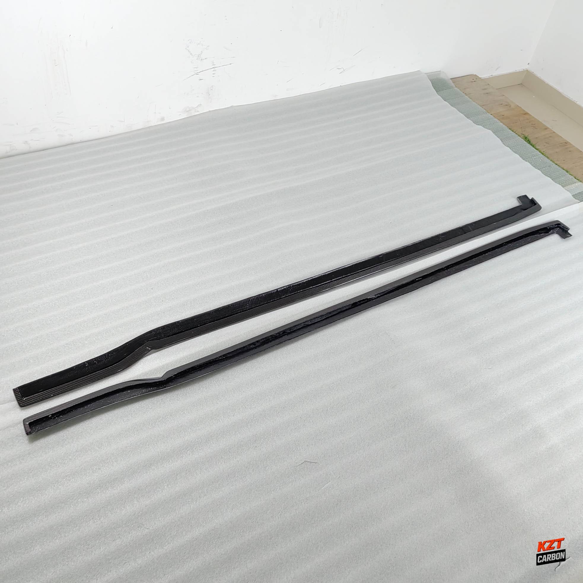 For Honda Civic Type R FL5 23-24 Carbon KZ Style Side Skirts Extensions Pair