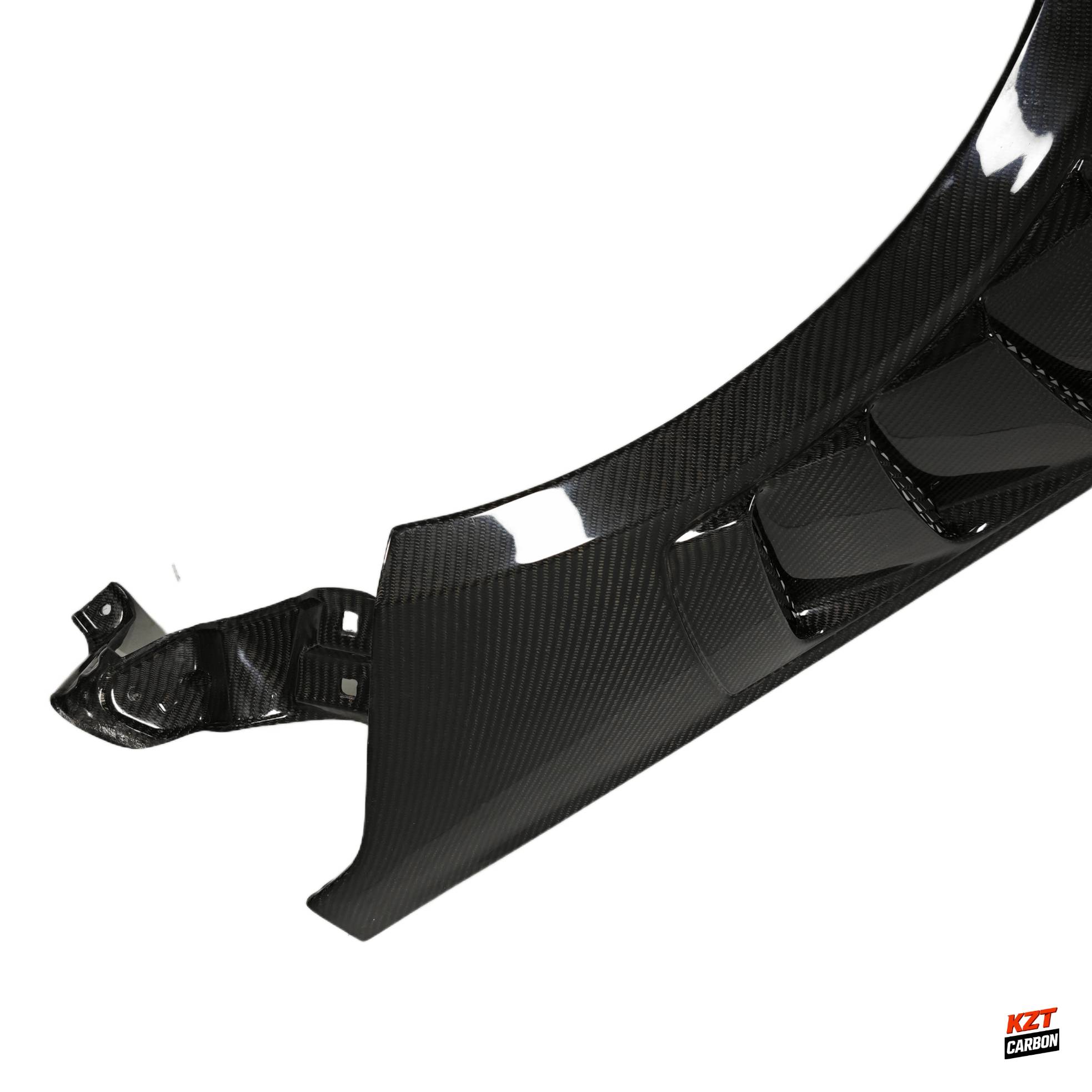 For Honda Civic Type R FL5 KZ Style Carbon Fiber Cooling Vented Front Fender 2pc