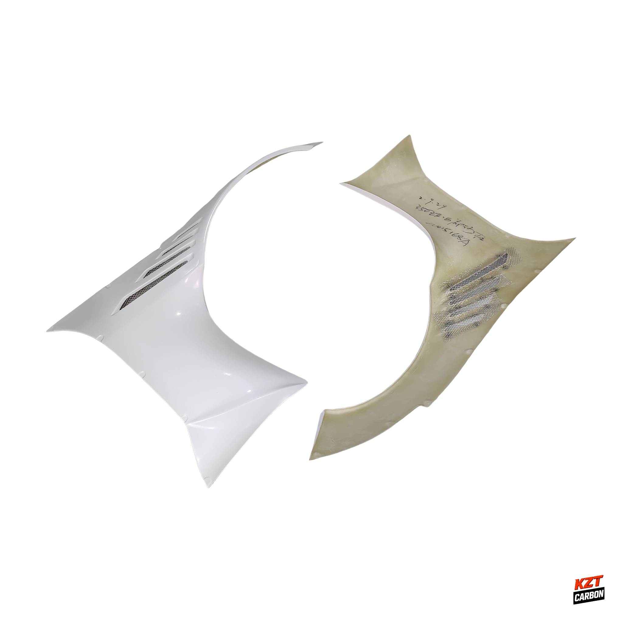 For Nissan 350Z 02-08 RB Style Fiberglass Front Fender Add On Flare Kits Pair