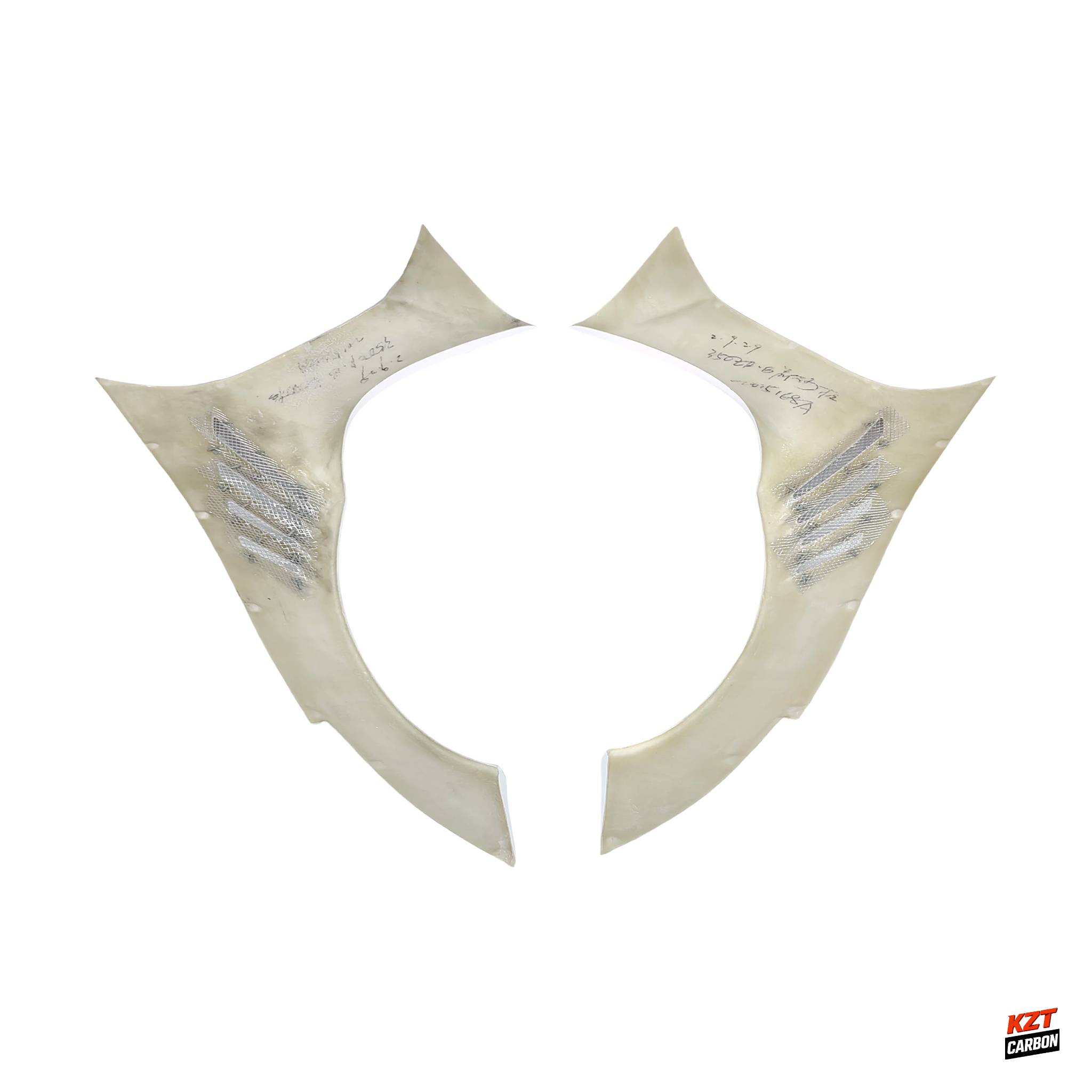 For Nissan 350Z 02-08 RB Style Fiberglass Front Fender Add On Flare Kits Pair