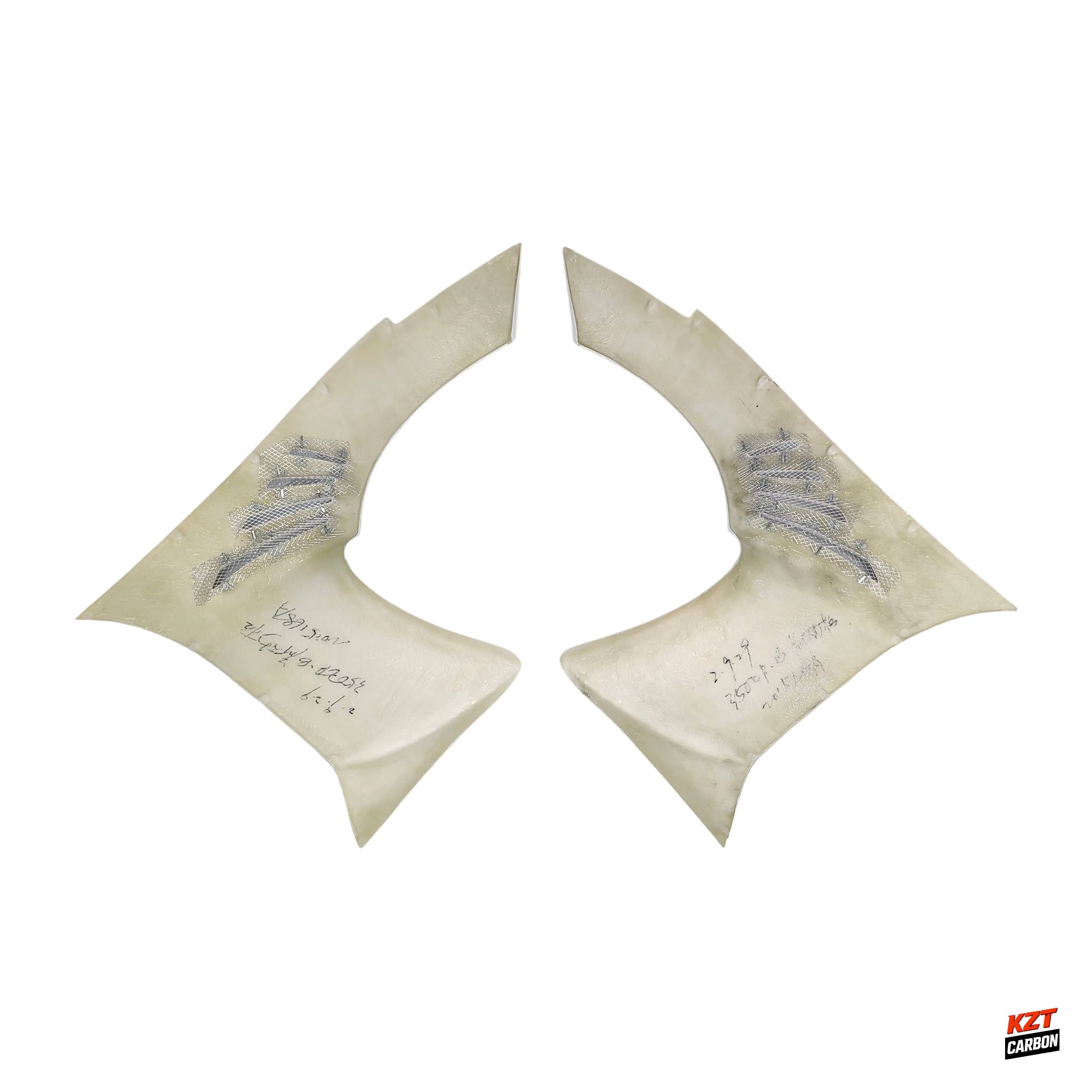 For Nissan 350Z 02-08 RB Style Fiberglass Front Fender Add On Flare Kits Pair