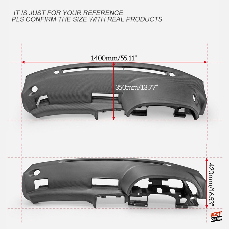 For Nissan Skyline R32 GTR OE Style Matte Carbon Fiber Front Dash Panel Kits
